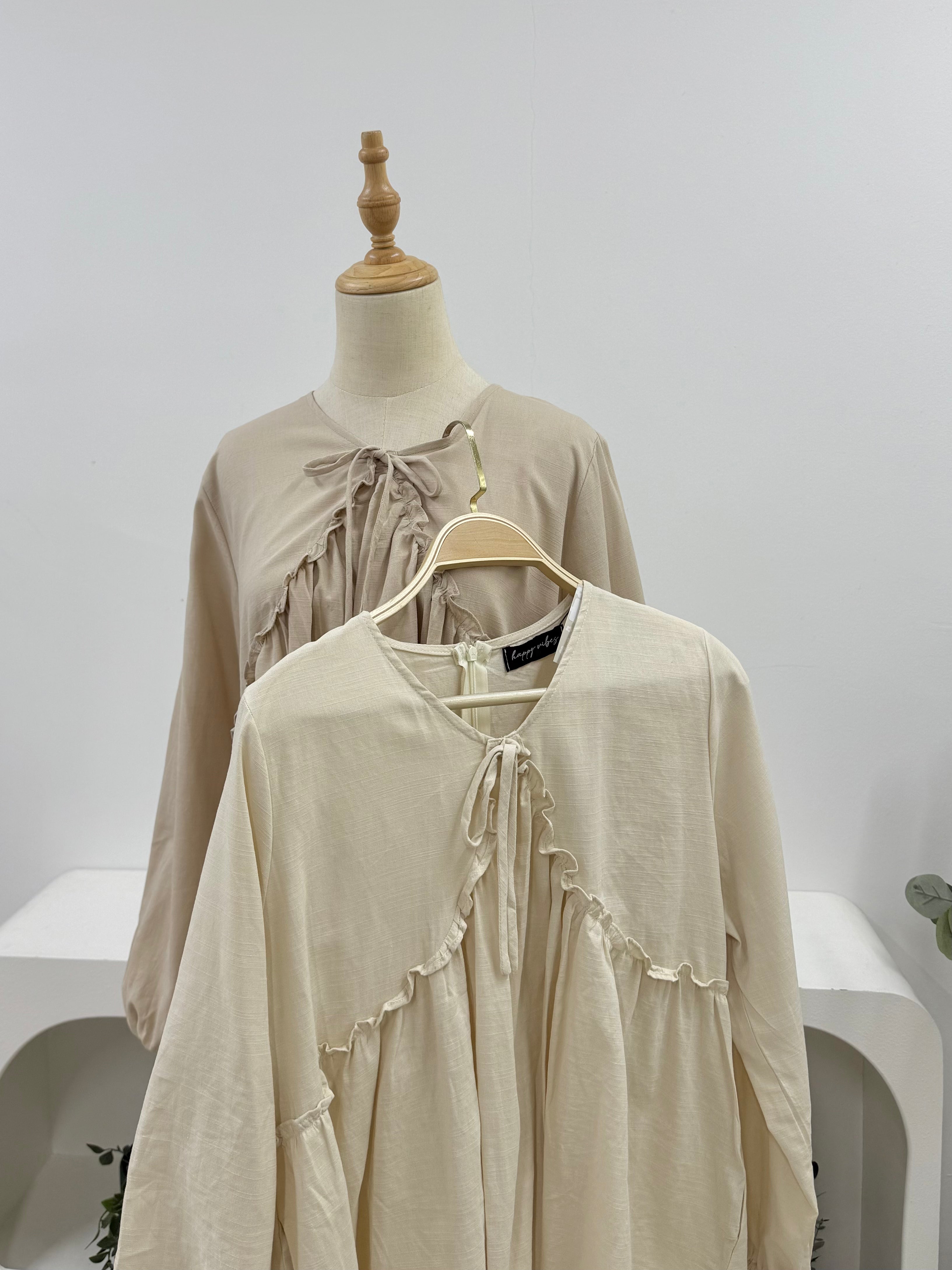 Ruffle Empire Top HV Label