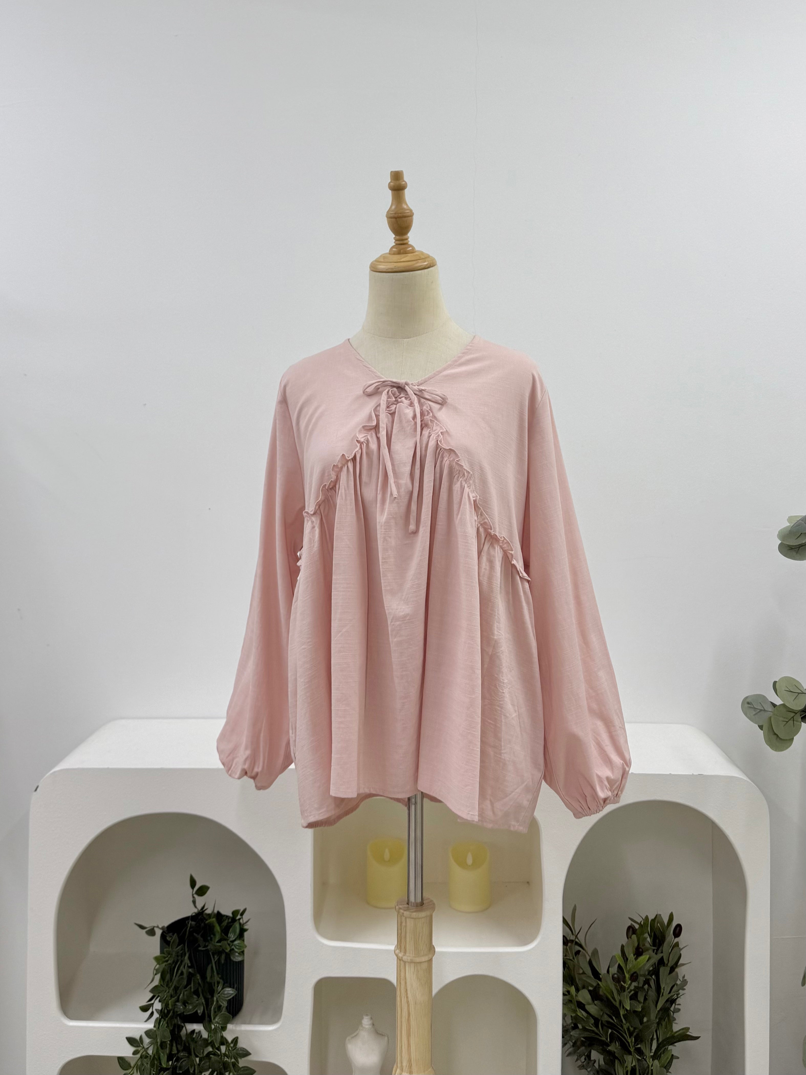 Ruffle Empire Top HV Label