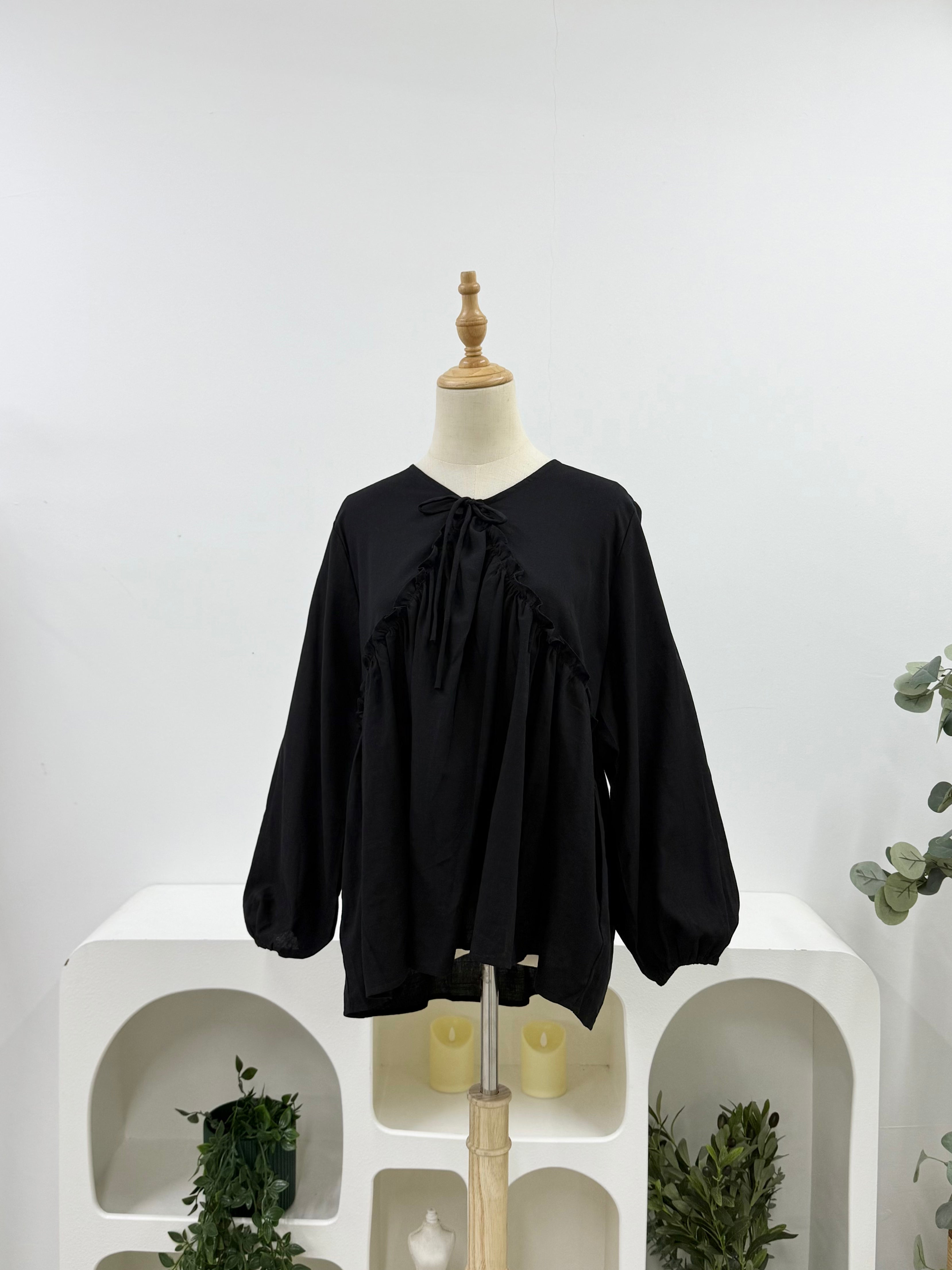 Ruffle Empire Top HV Label