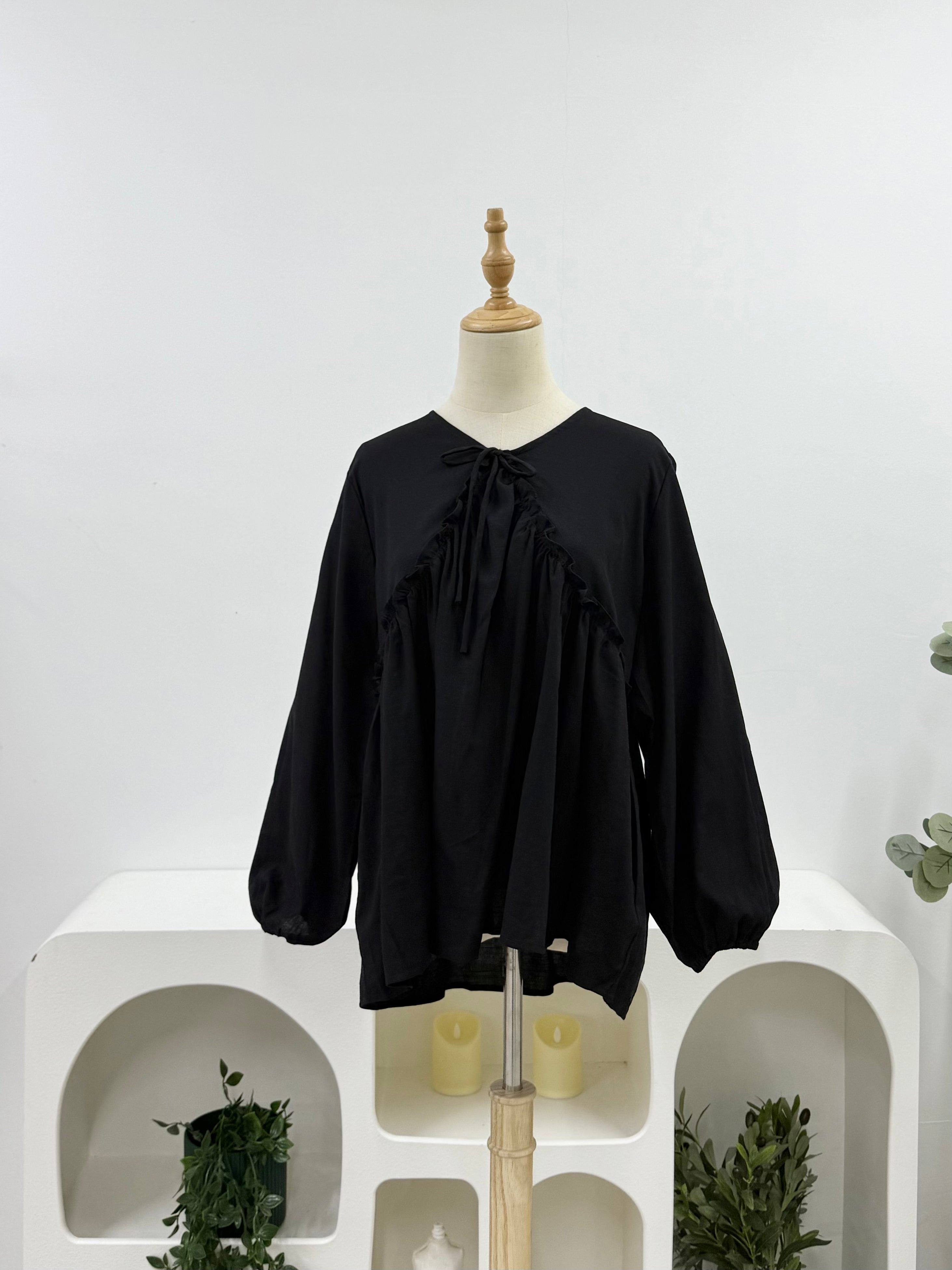 Ruffle Empire Top HV Label