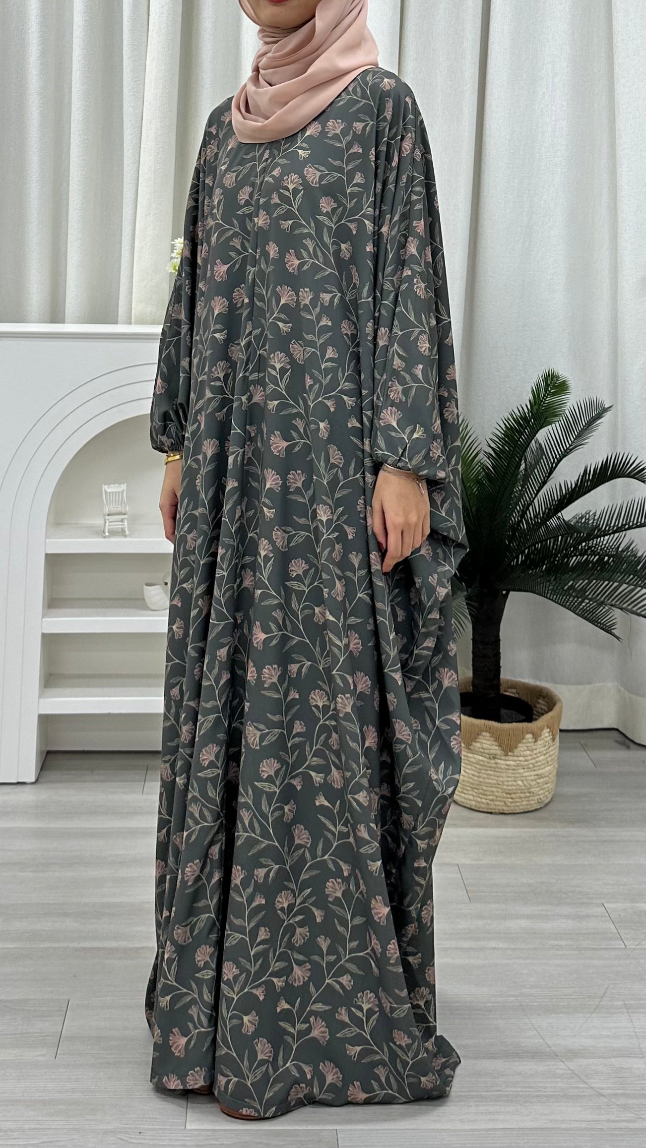 Imprinted Batwing Kaftan