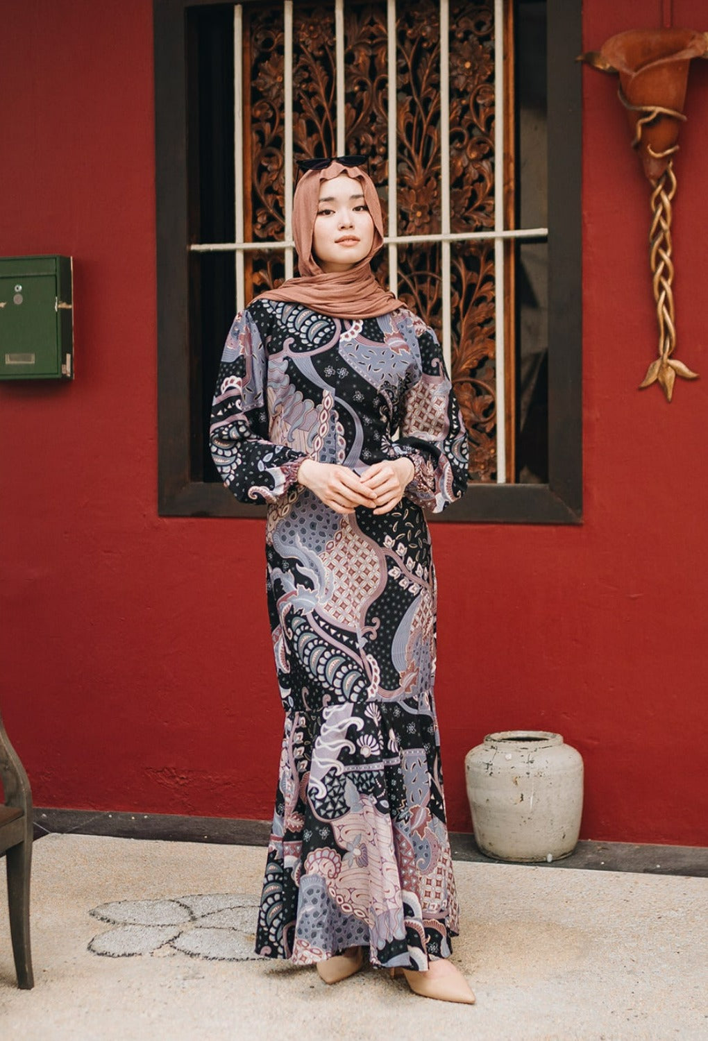 Mermaid Batik Dress - Beauty