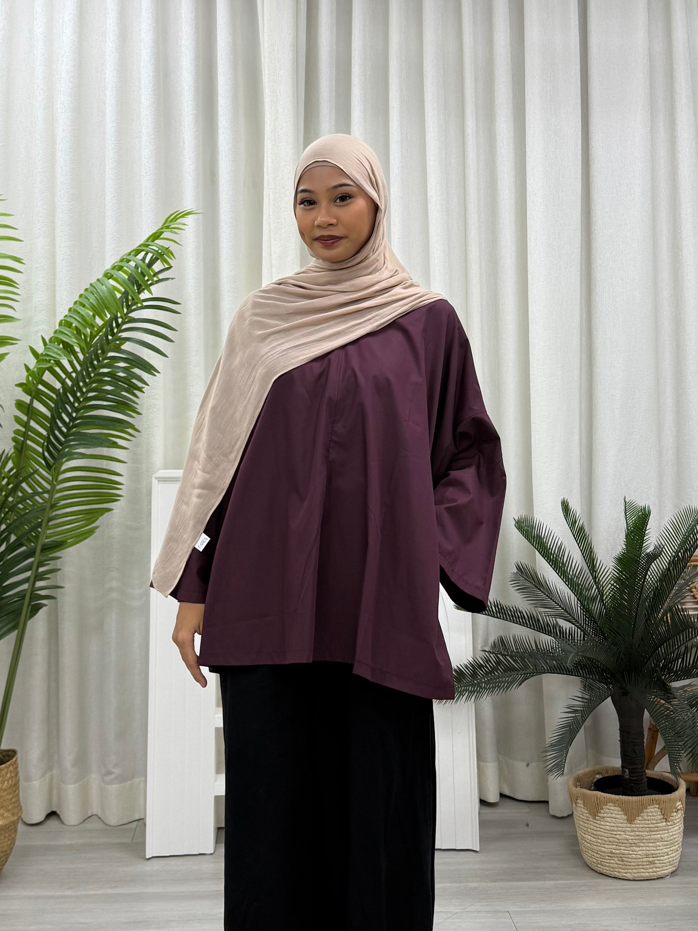 Zora Breezy Oversized Blouse