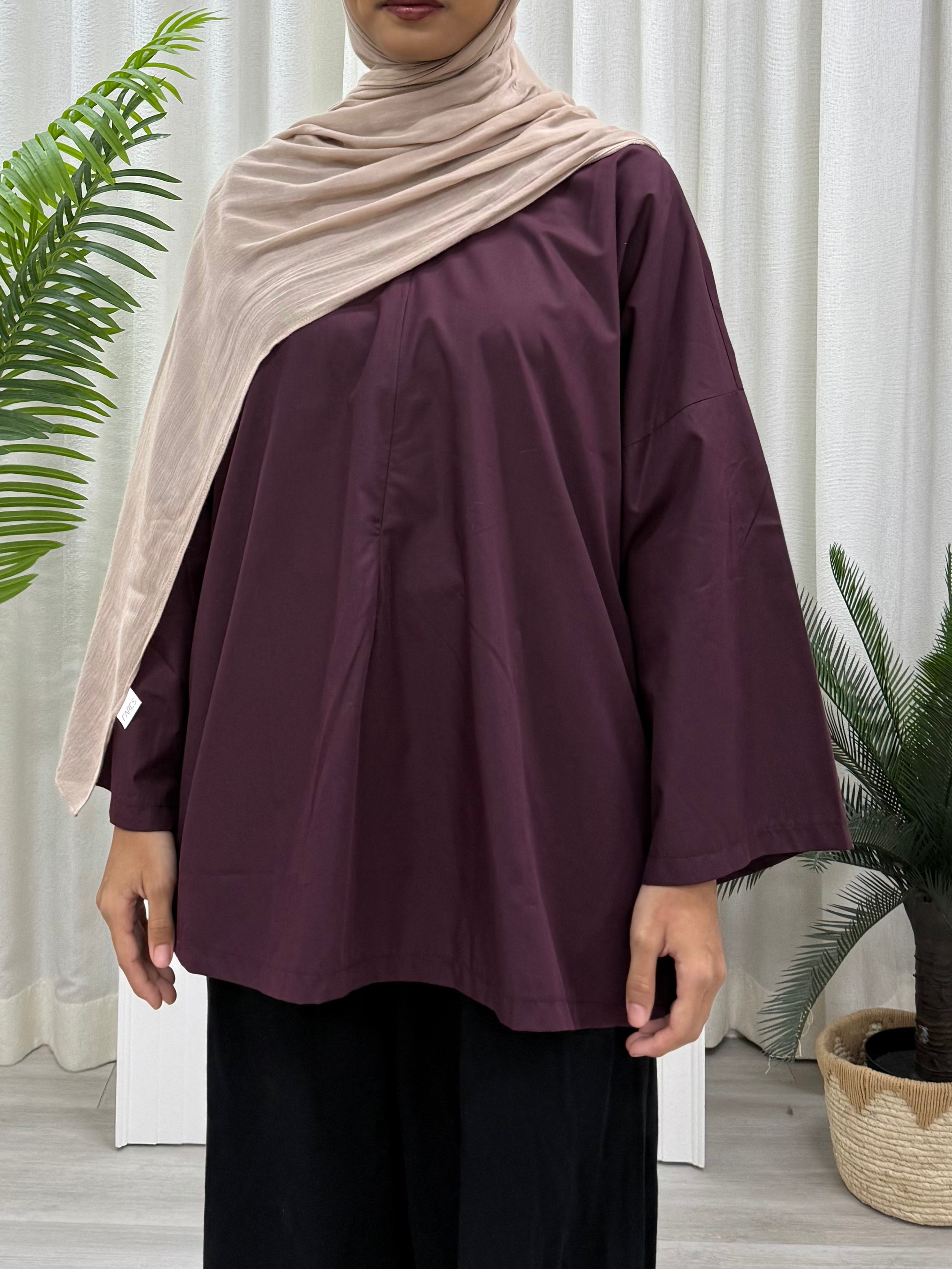 Zora Breezy Oversized Blouse