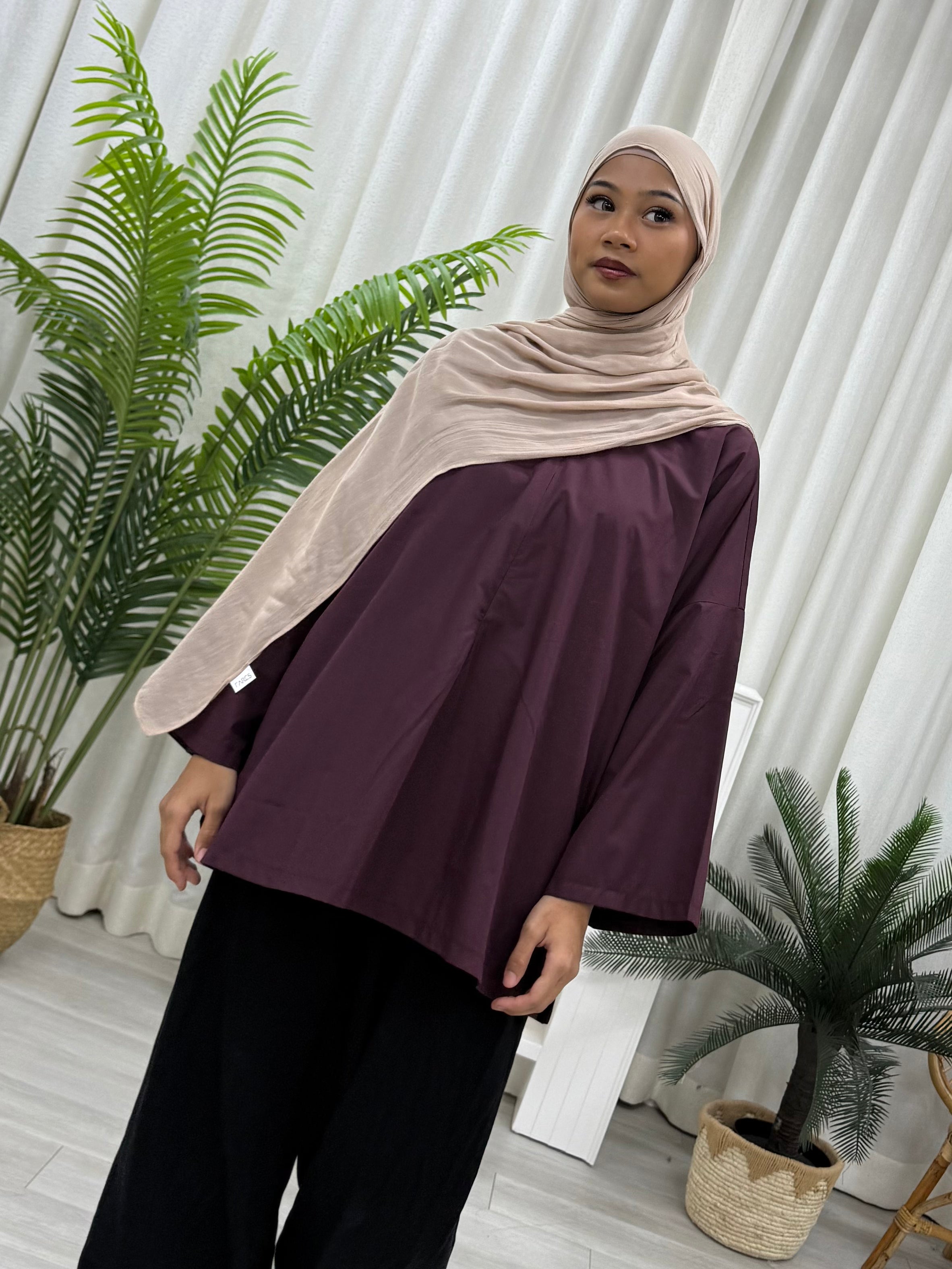 Zora Breezy Oversized Blouse