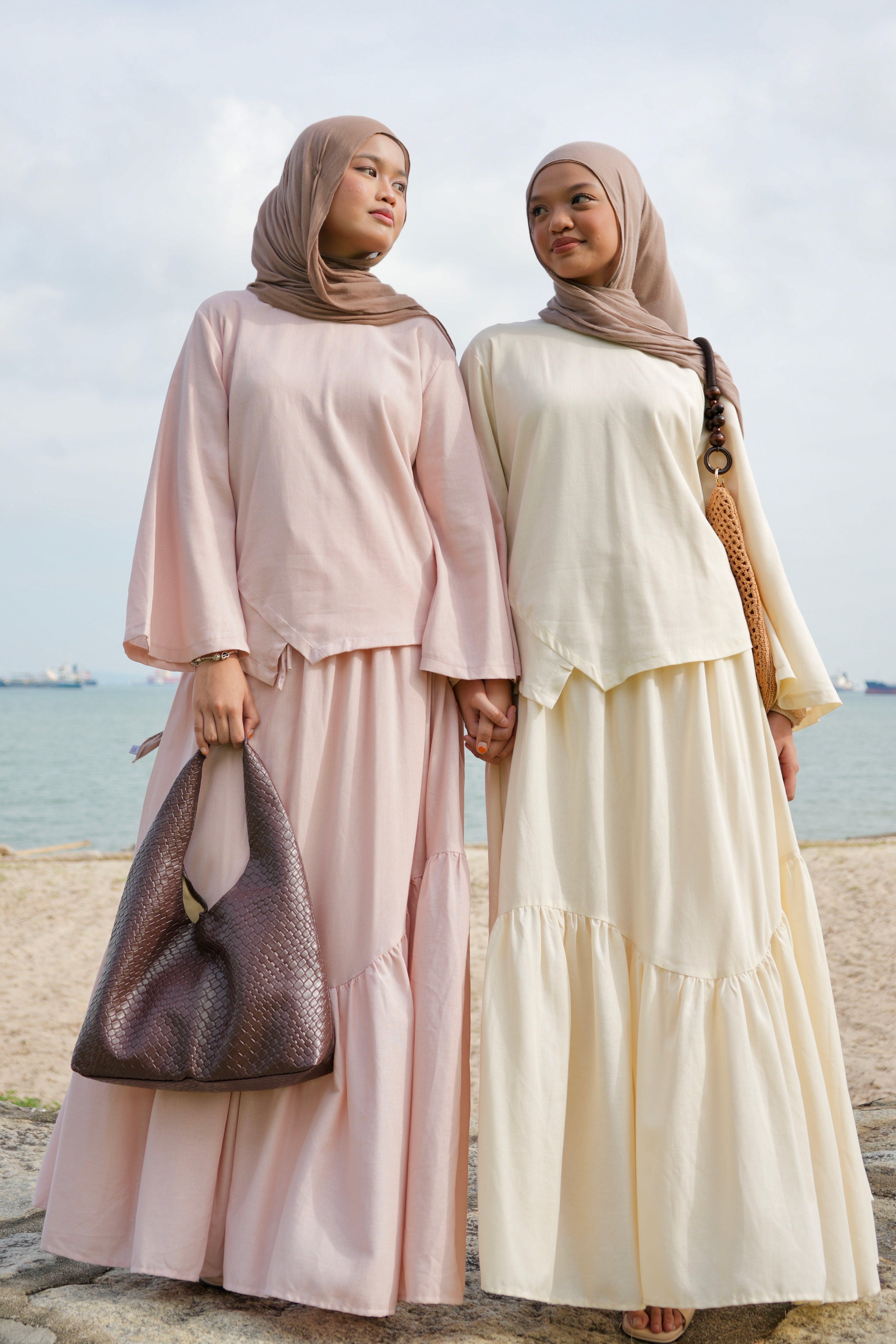 Muse Corset Skirt Set Linen Version