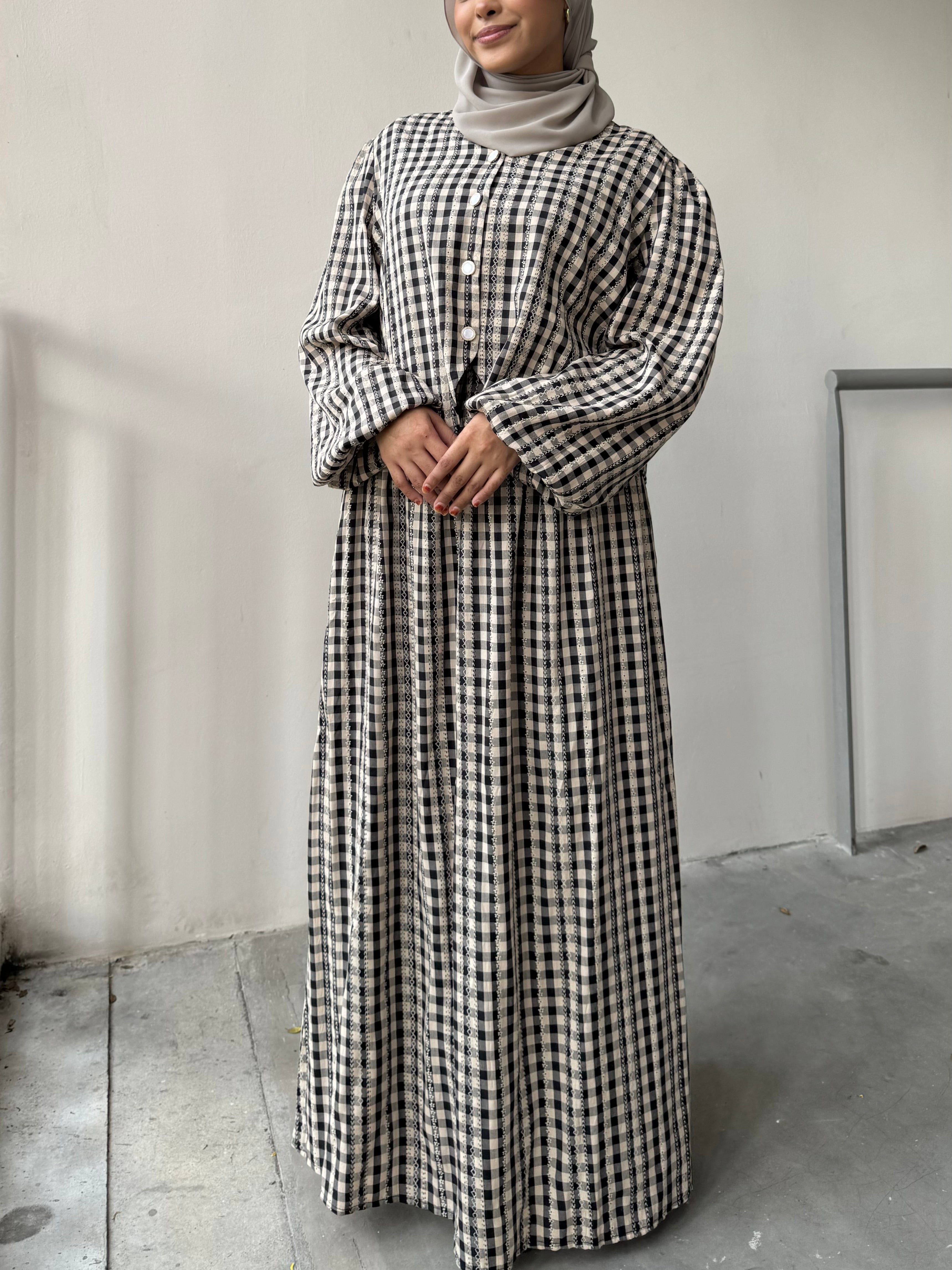 Safa Gingham Skirt Set