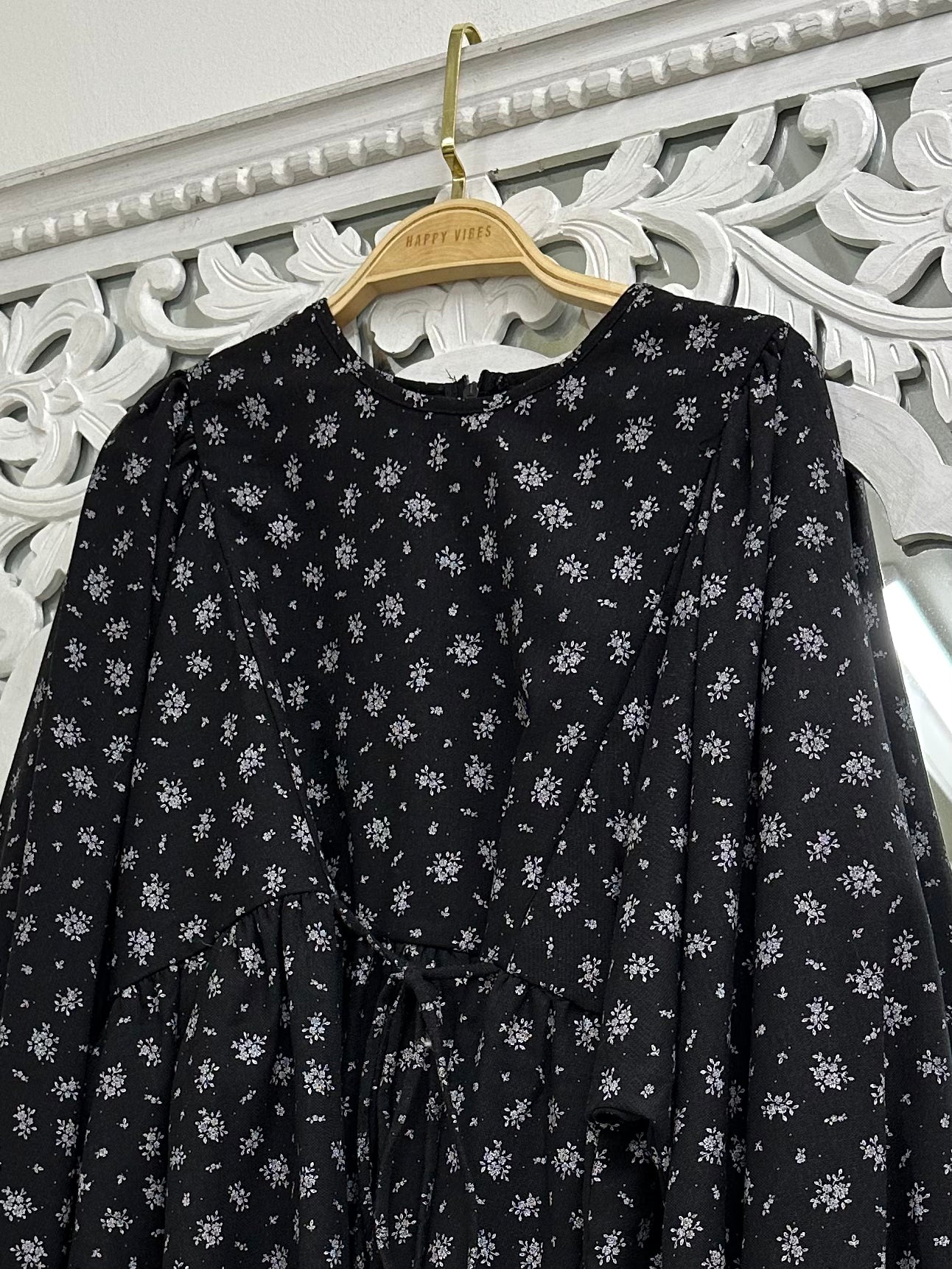 Faye Linen Tie Blouse HV Label