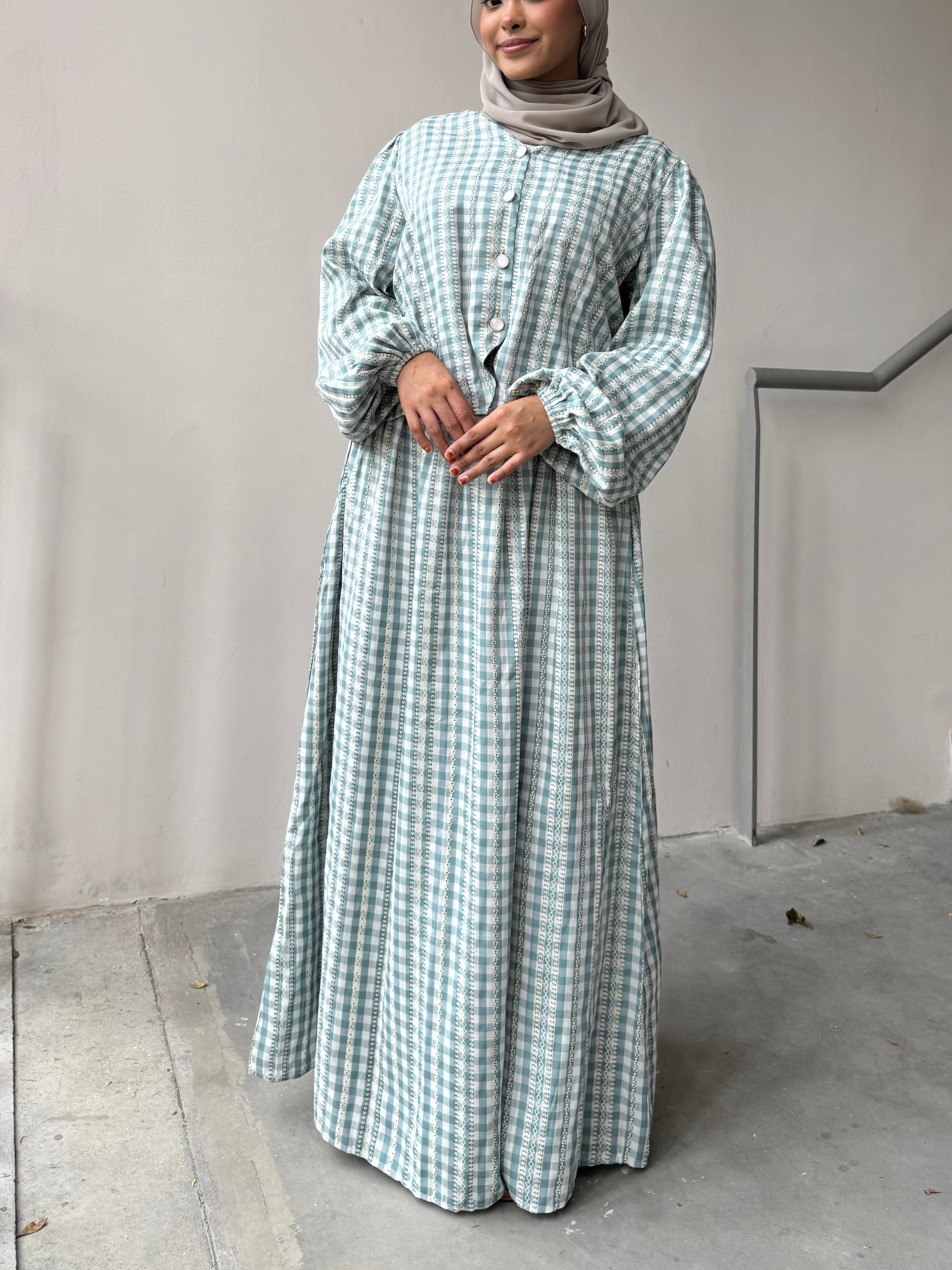 Safa Gingham Skirt Set