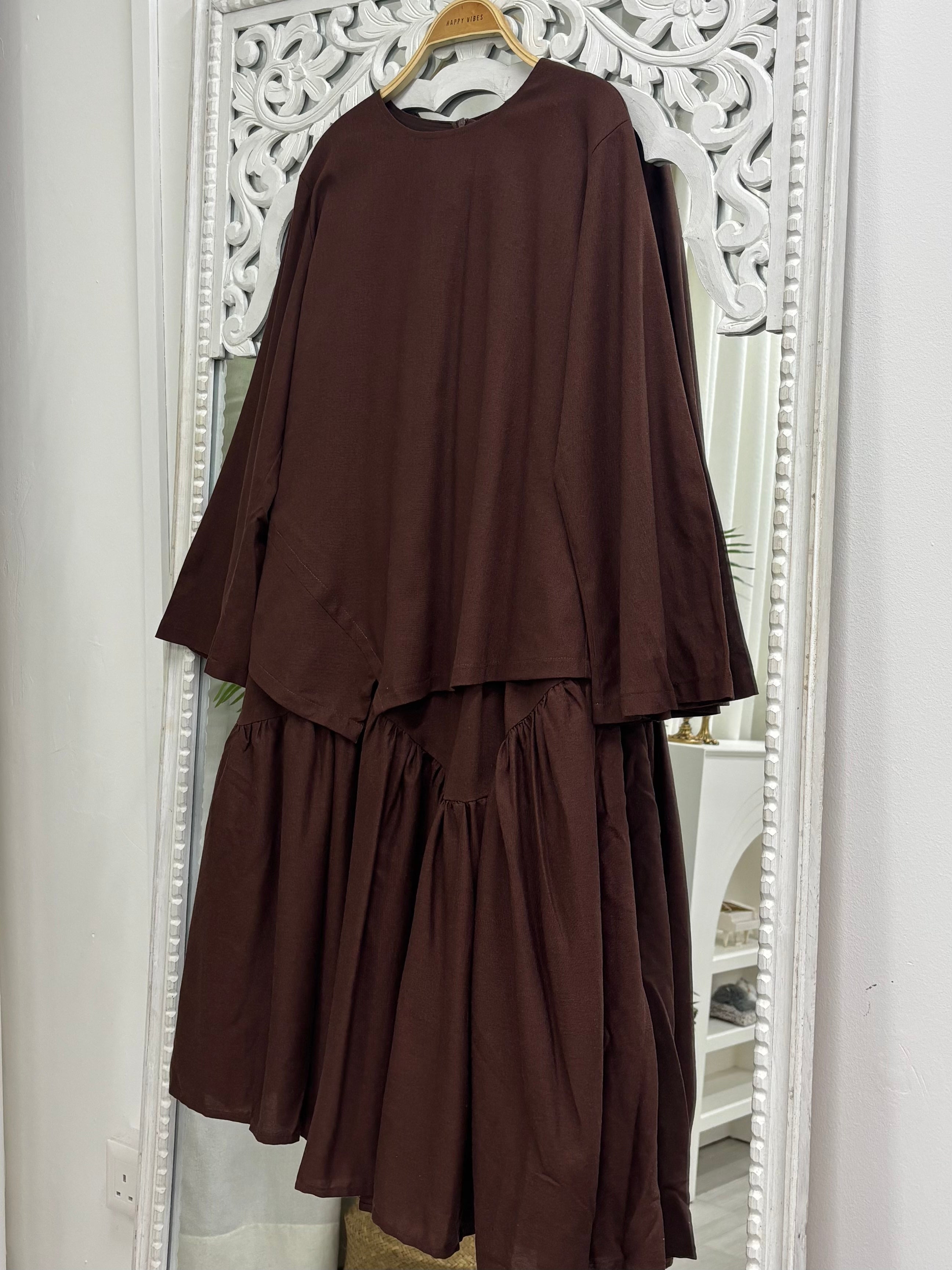 Muse Corset Skirt Set Linen Version