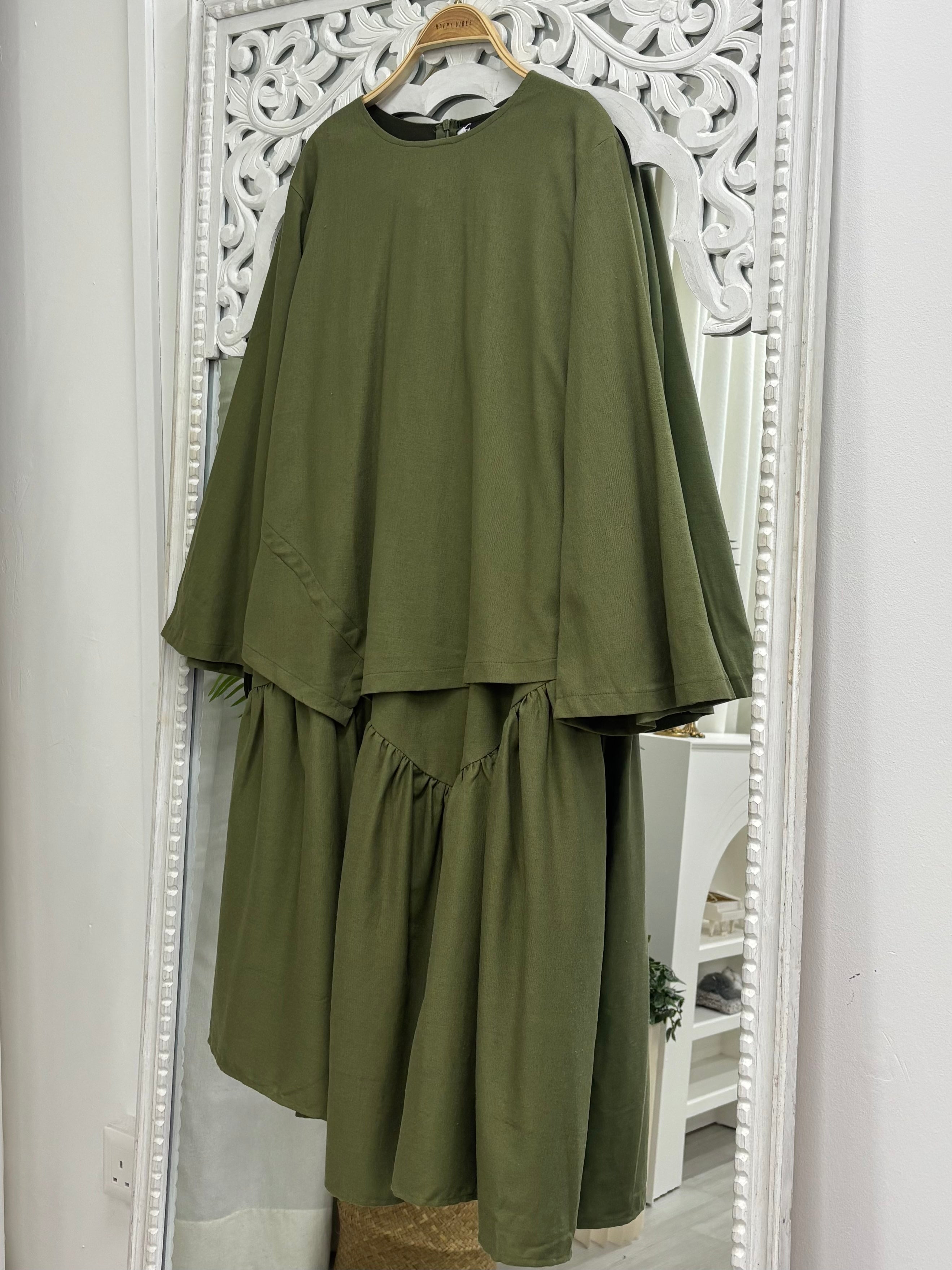 Muse Corset Skirt Set Linen Version