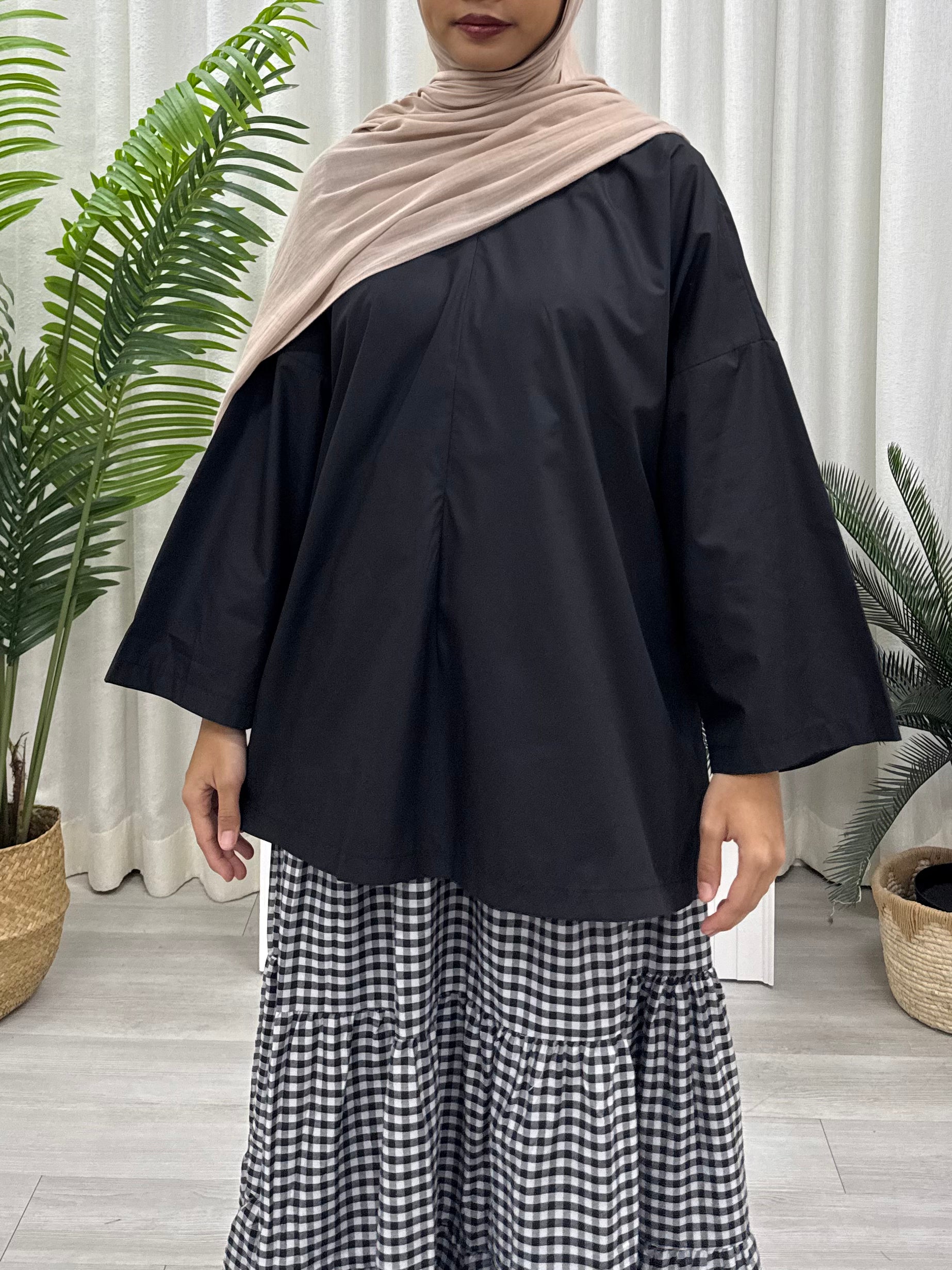 Zora Breezy Oversized Blouse