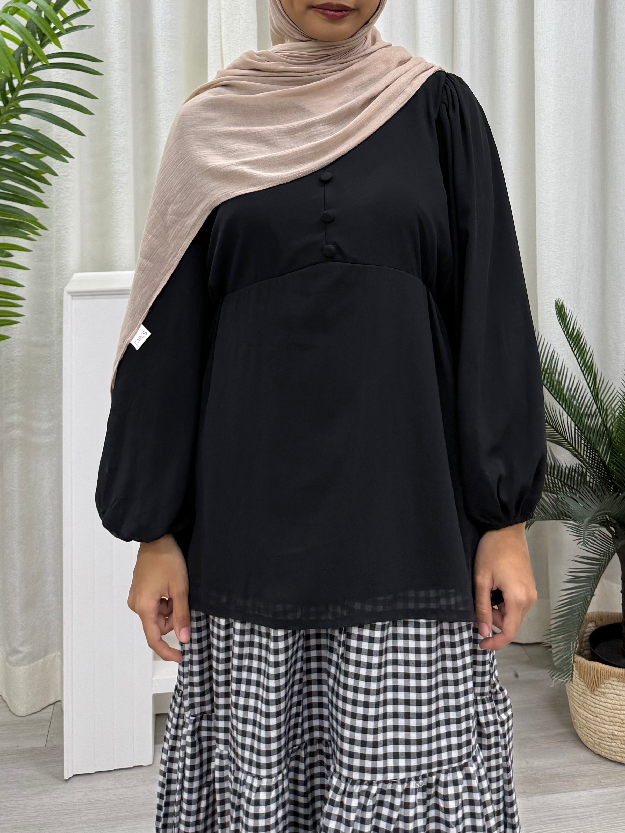 Arabella Flare Peplum Top