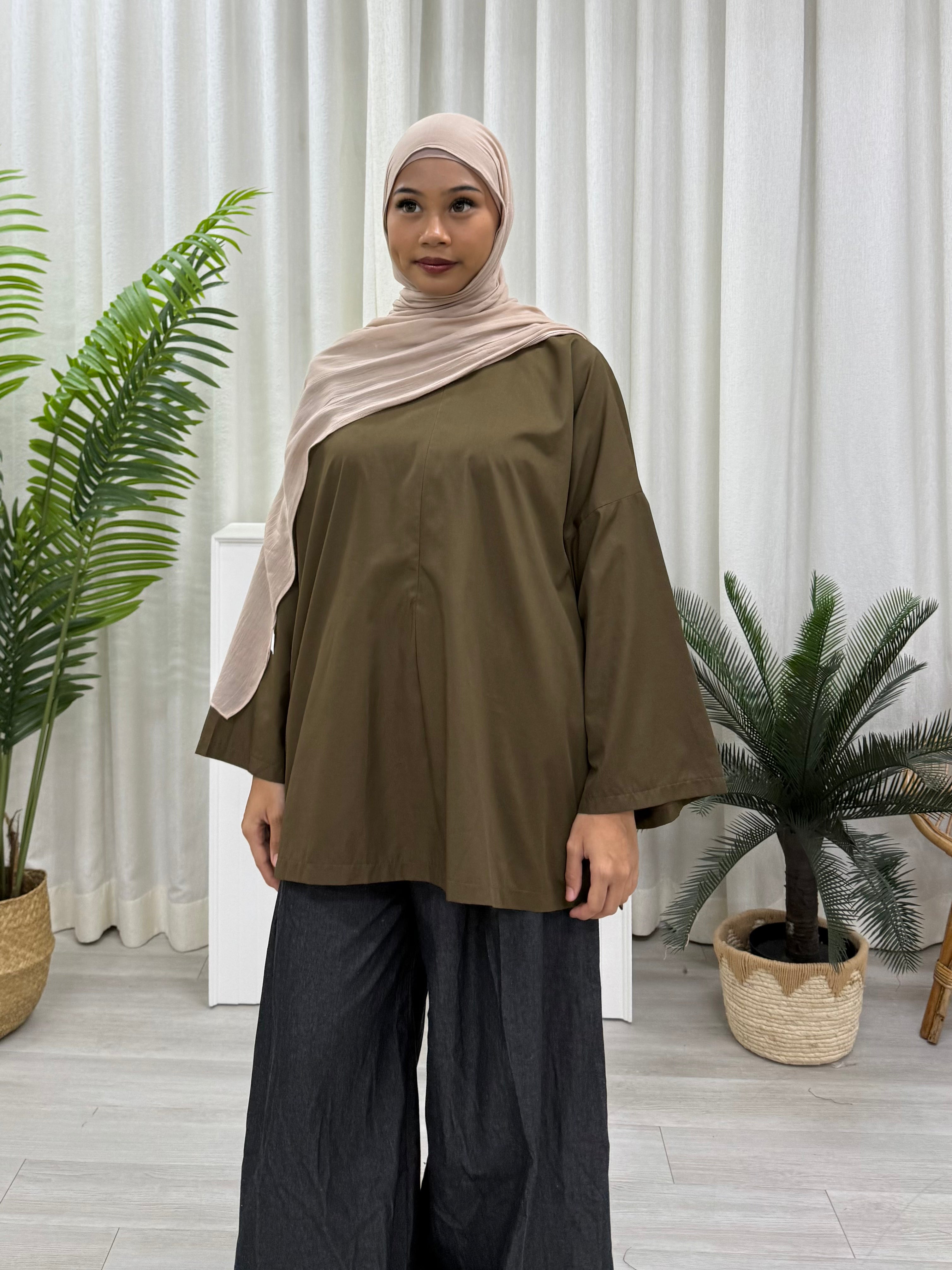 Fina Flare Denim Pants - Free Size Fits upto 2XL