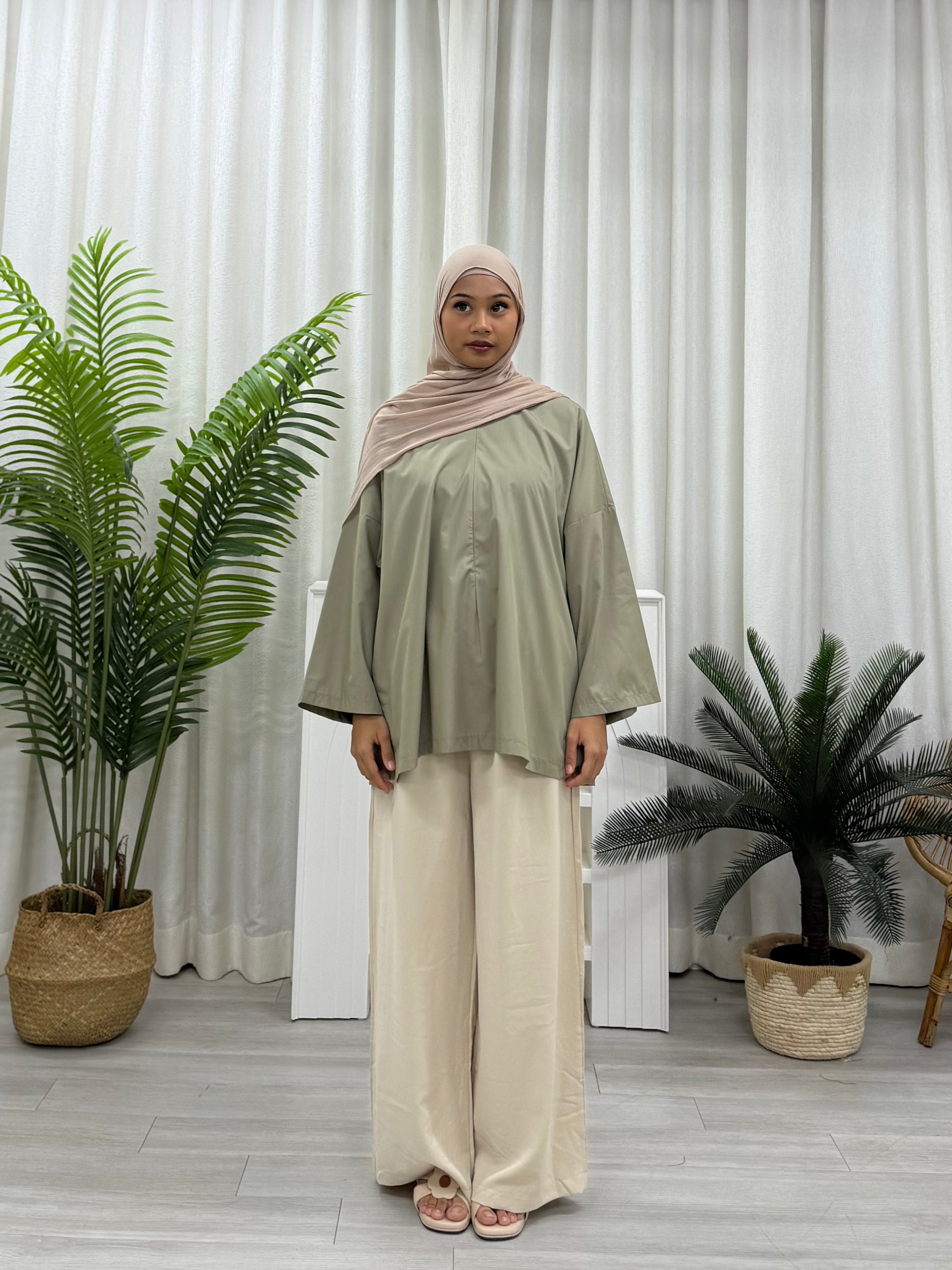 Zora Breezy Oversized Blouse