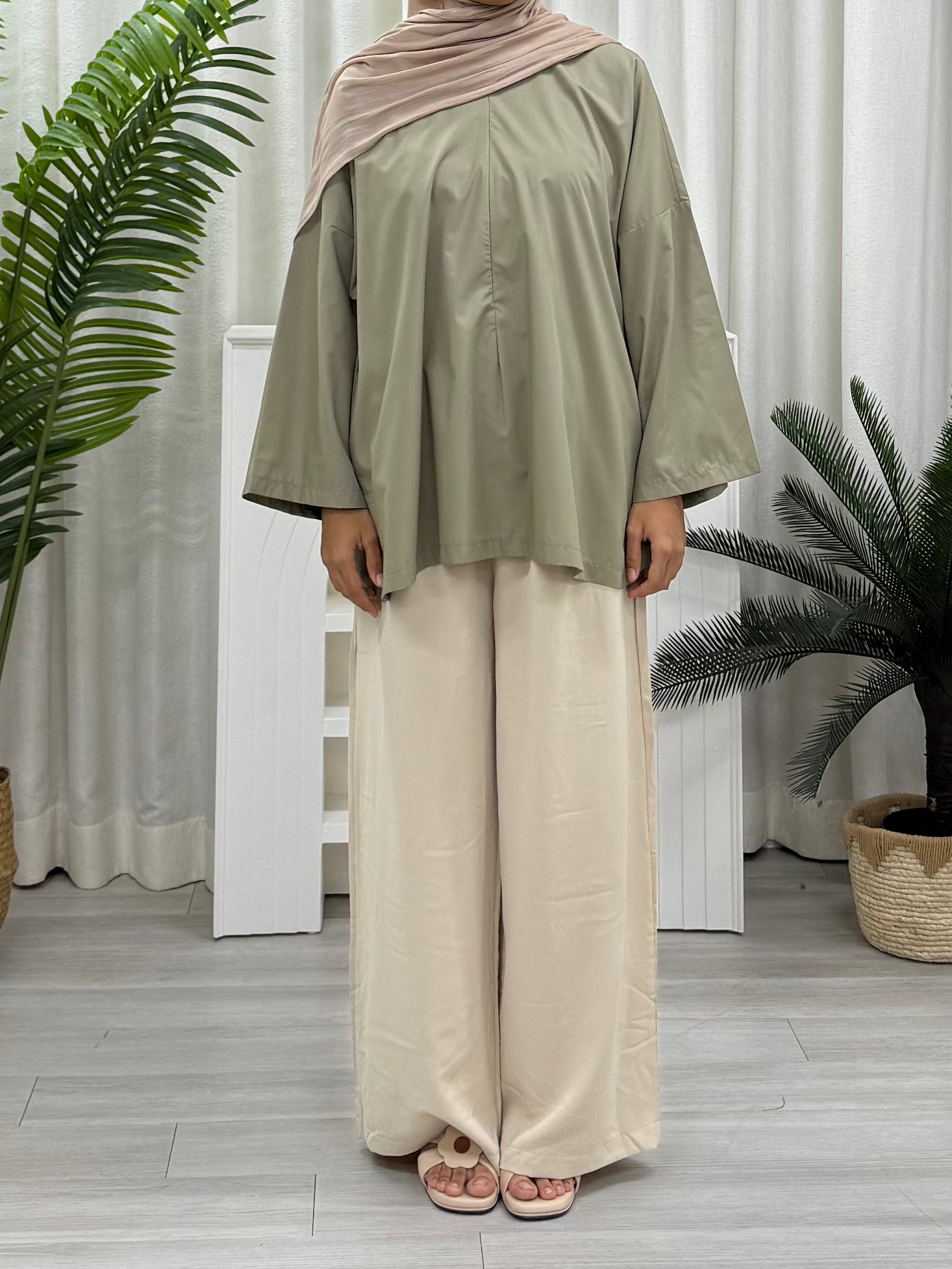Zora Breezy Oversized Blouse