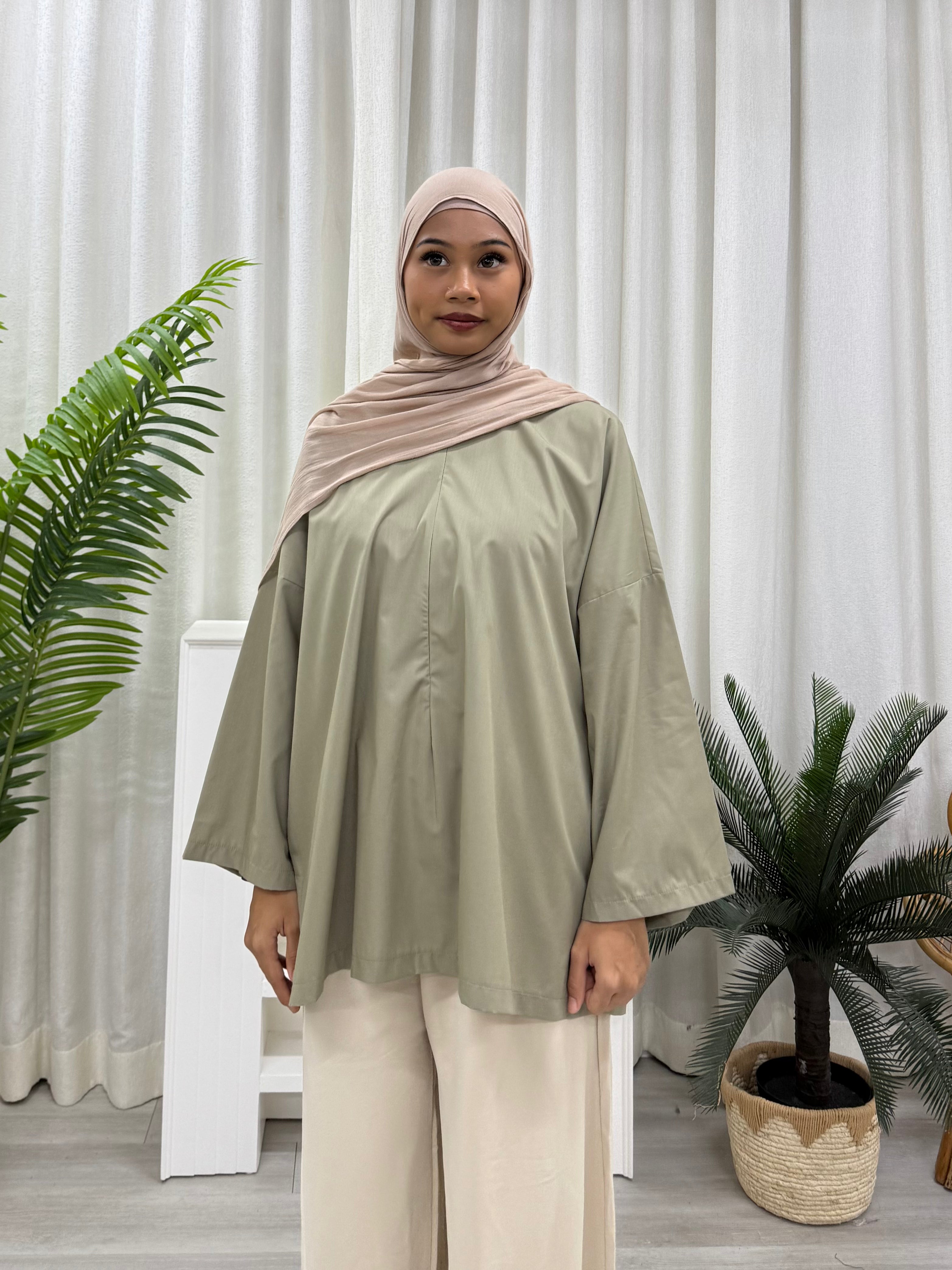 Zora Breezy Oversized Blouse