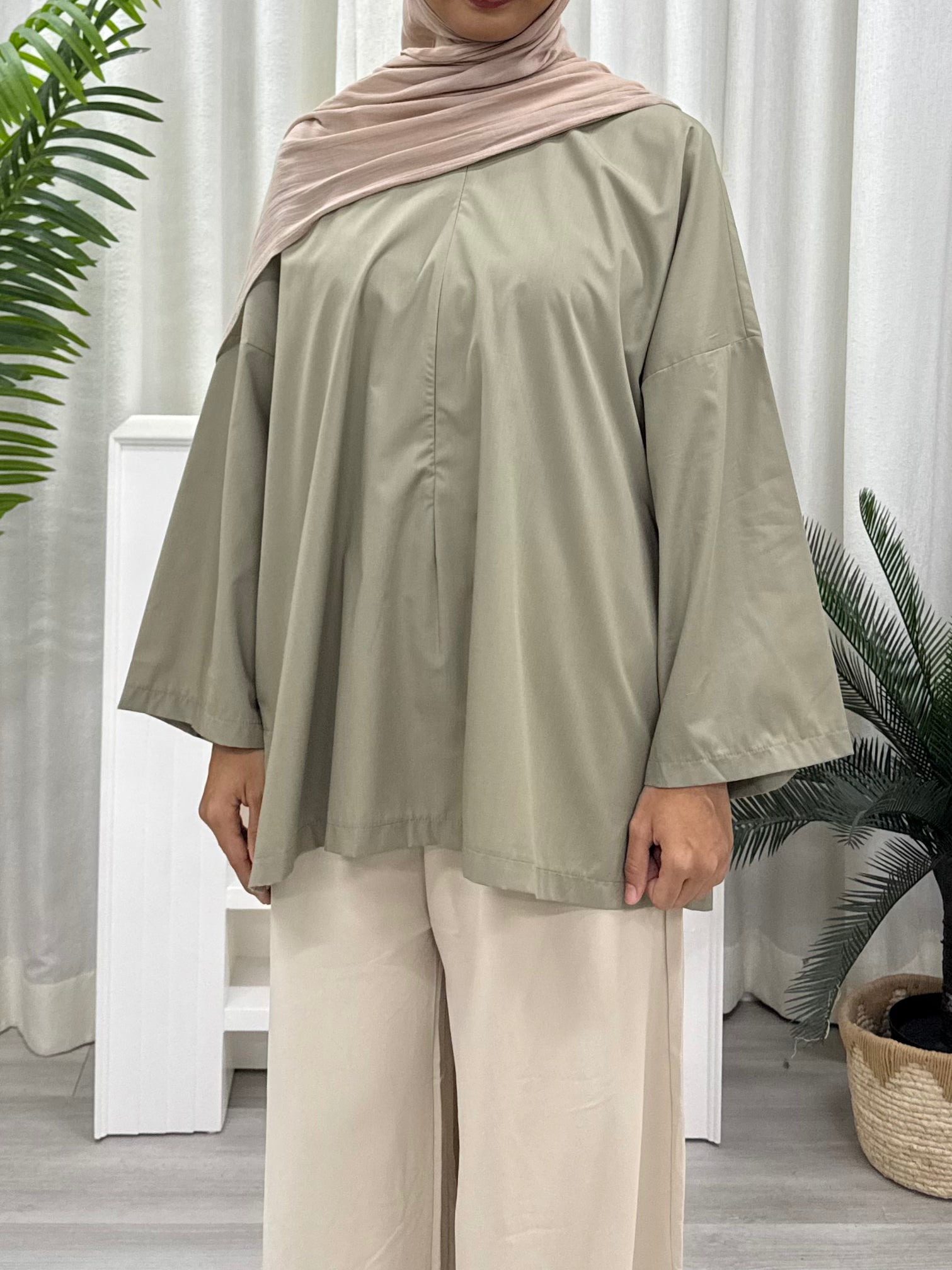 Zora Breezy Oversized Blouse