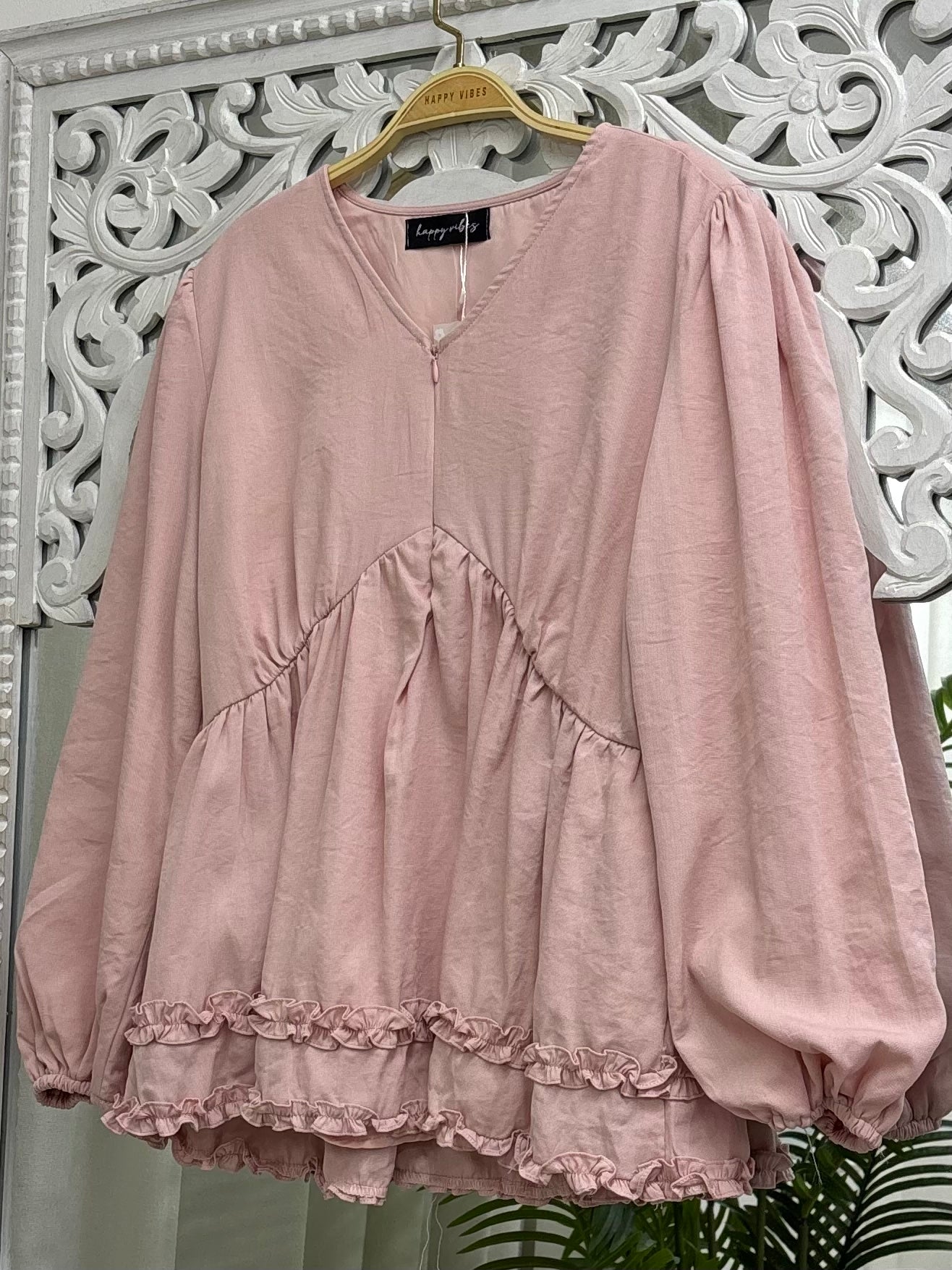 Sunday Ruffles Top Hv Label