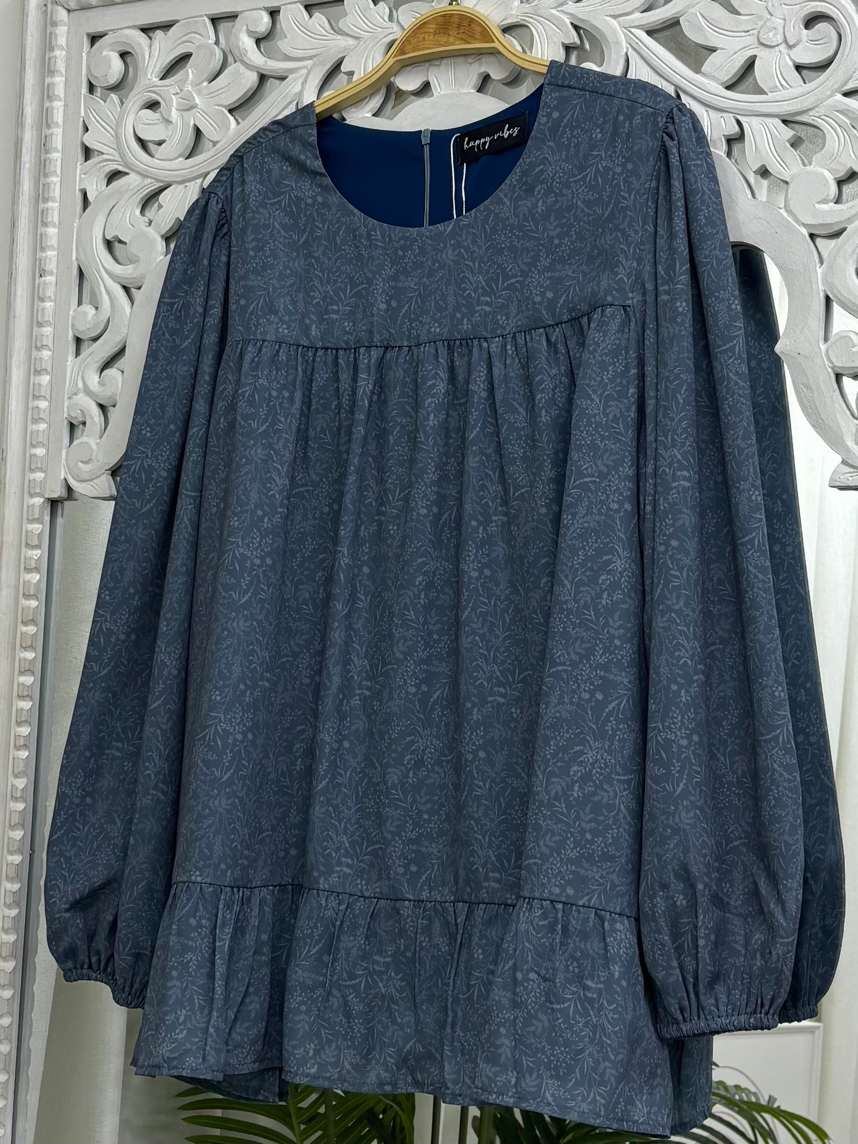 Sofia Printed Ruffles Top