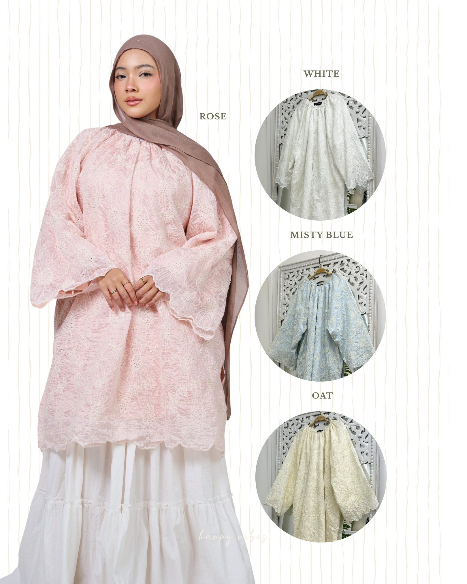 The Safa Organza Tunic Nursing Friendly