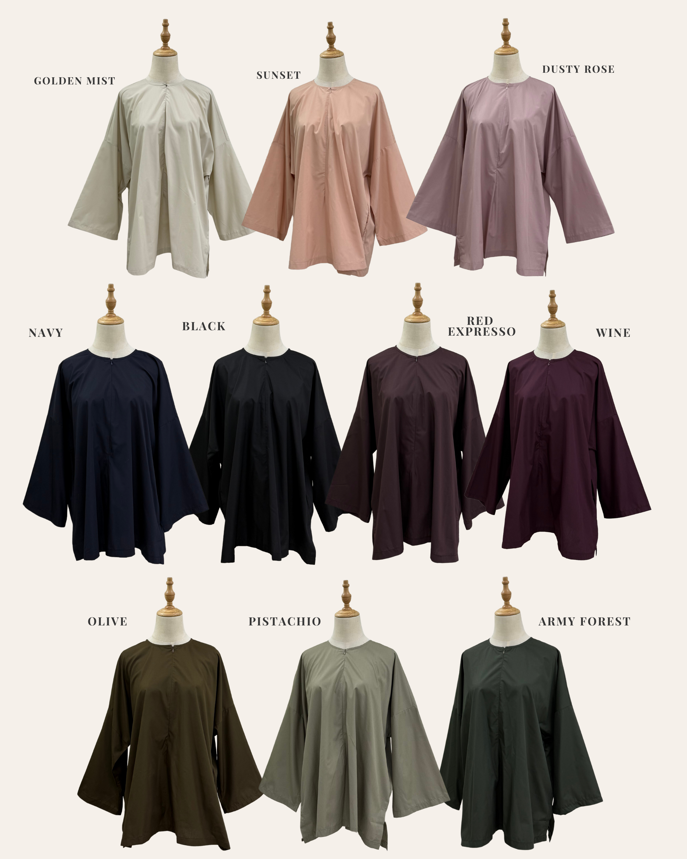 Zora Breezy Oversized Blouse