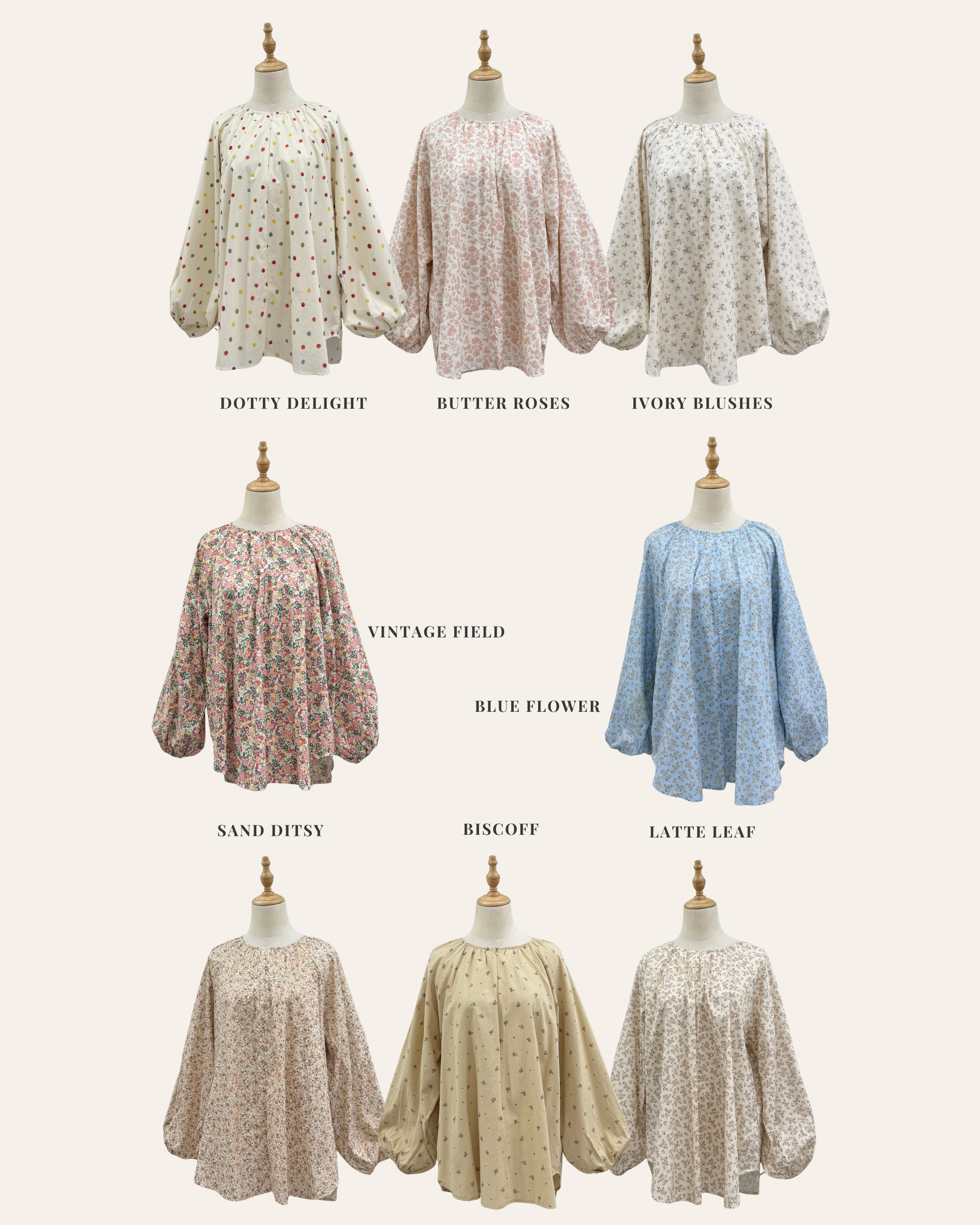 Printed Curve Swing Blouse