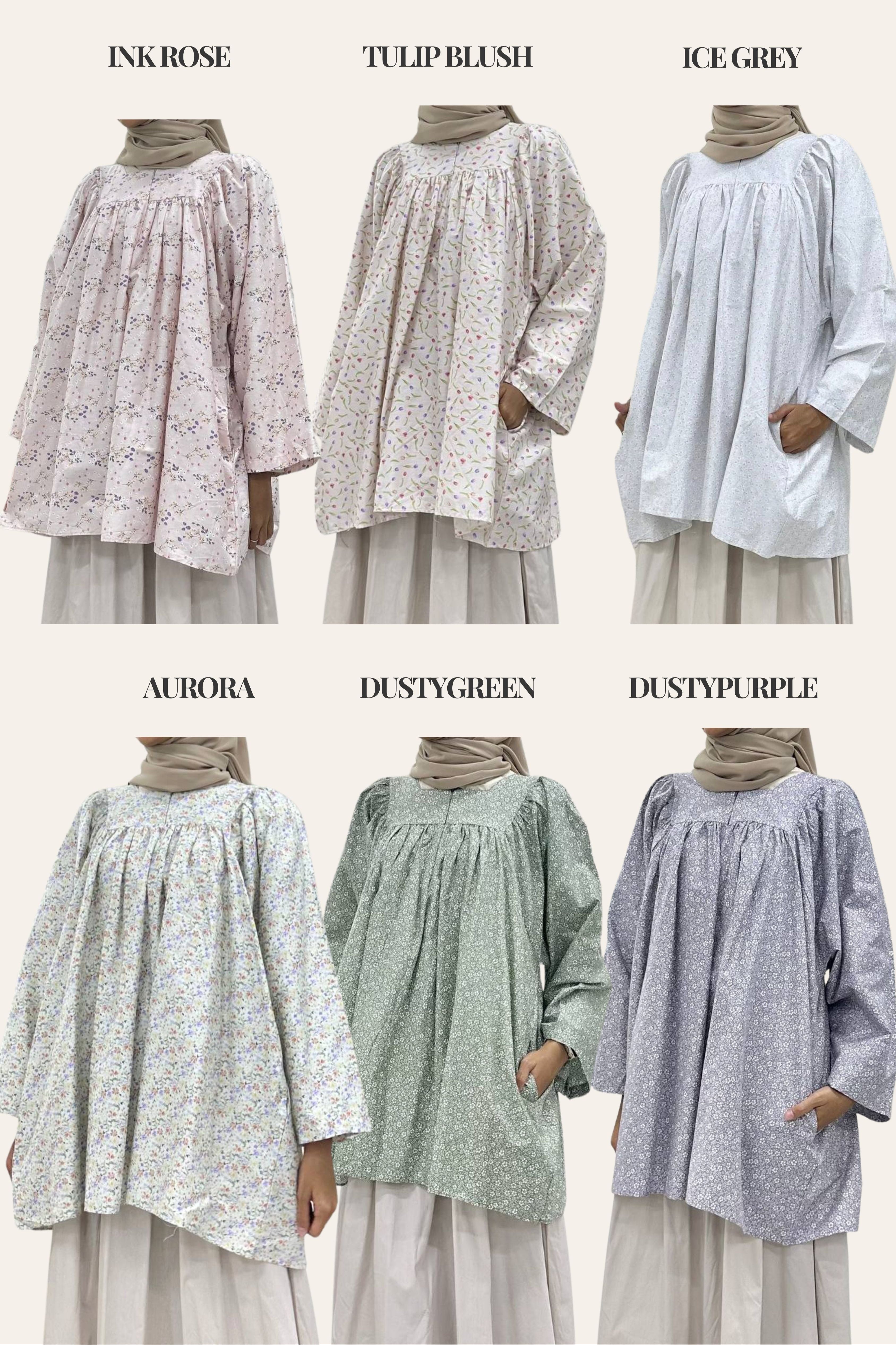 Cotton Sq Blouse Lineup