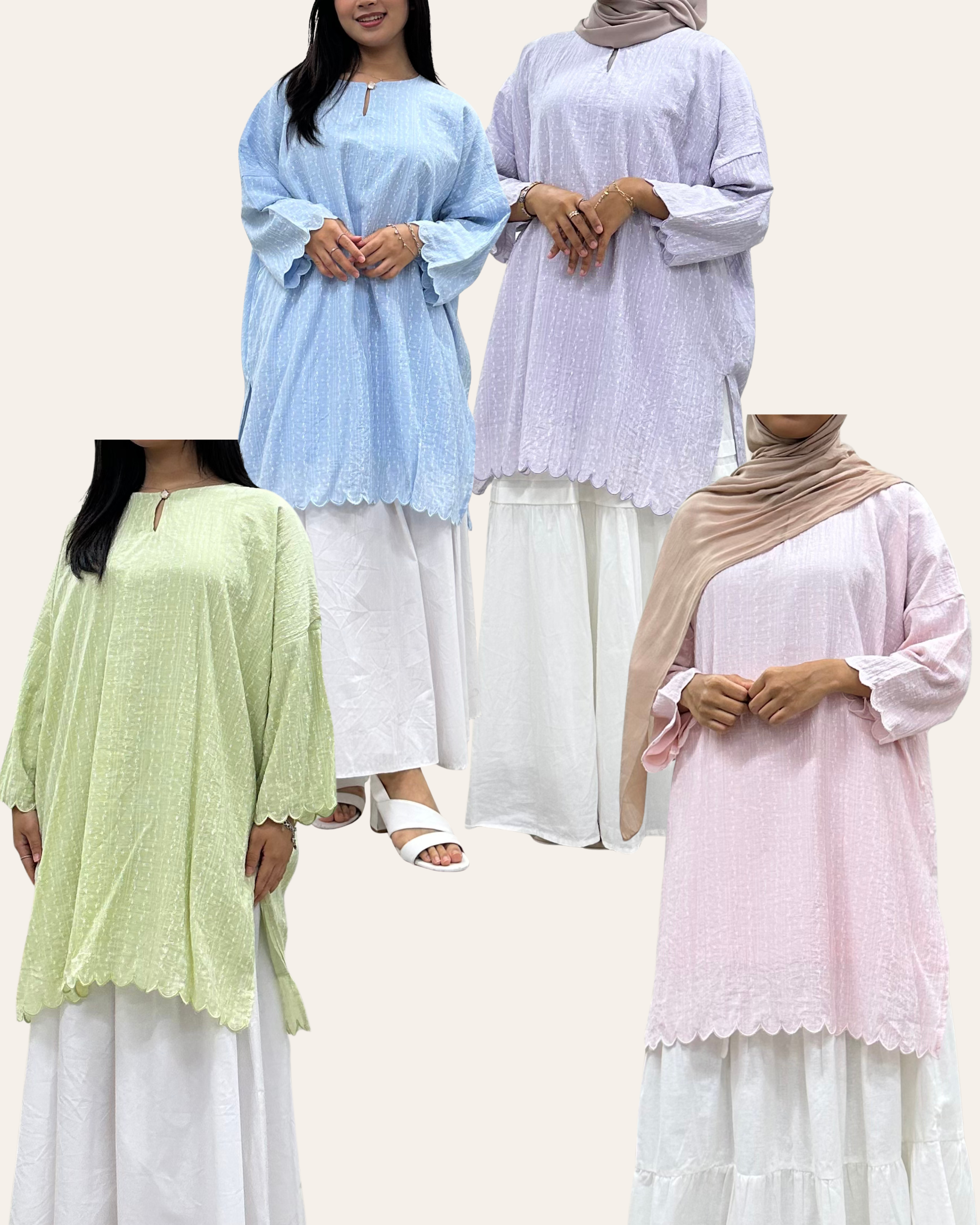 Pastel Essence Sulam Tunic