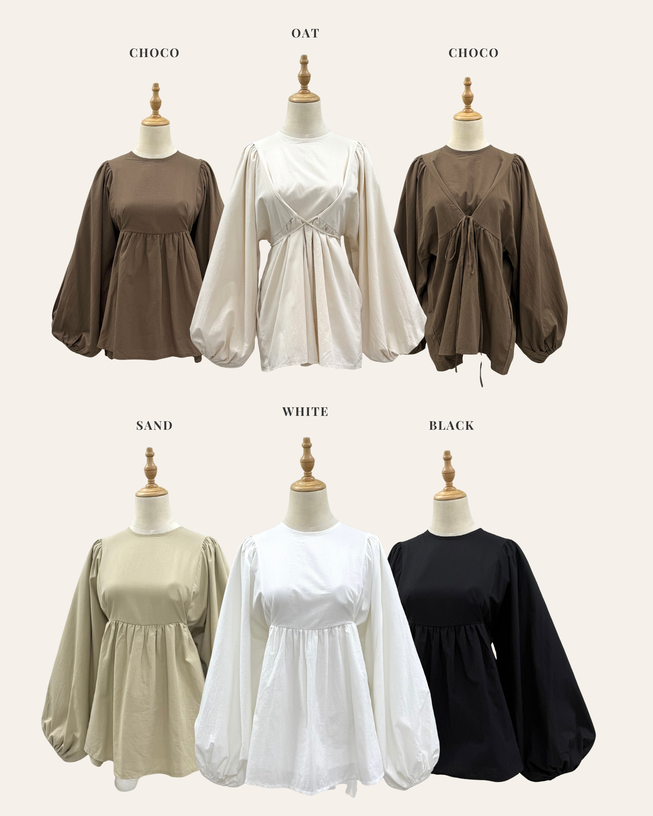 Faye Tie Blouse HV Label Bestseller