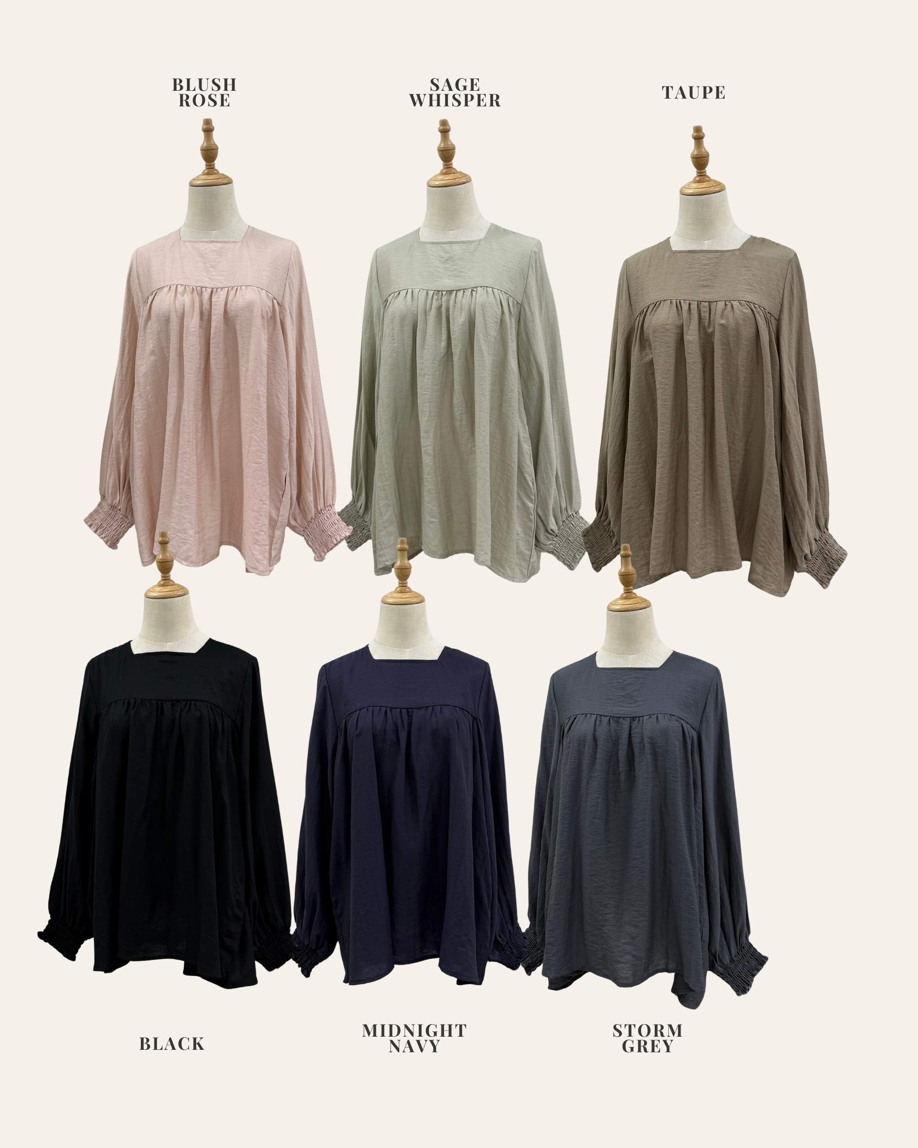 Basic Zora Square Top – Happy Vibes