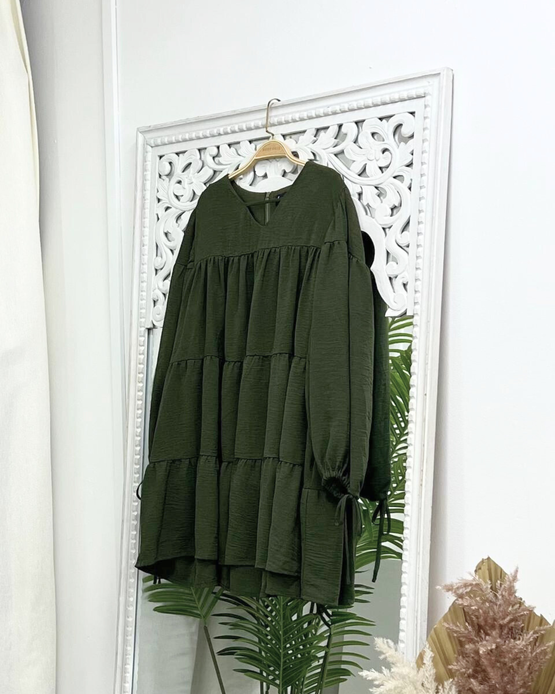 Ellie Tiered Tunic - Crinkle HV Label