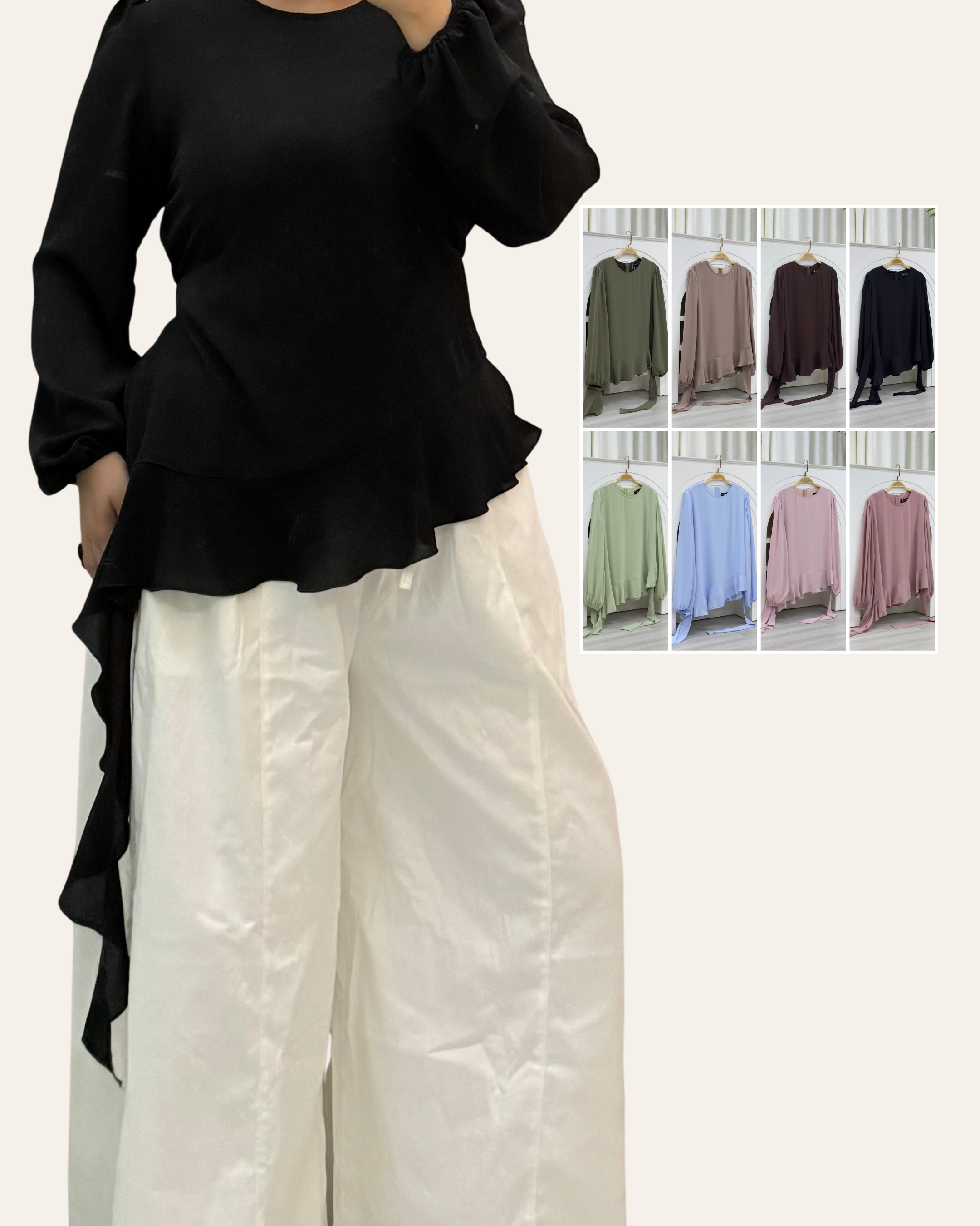 Gabriela Ruffles Top HV Label