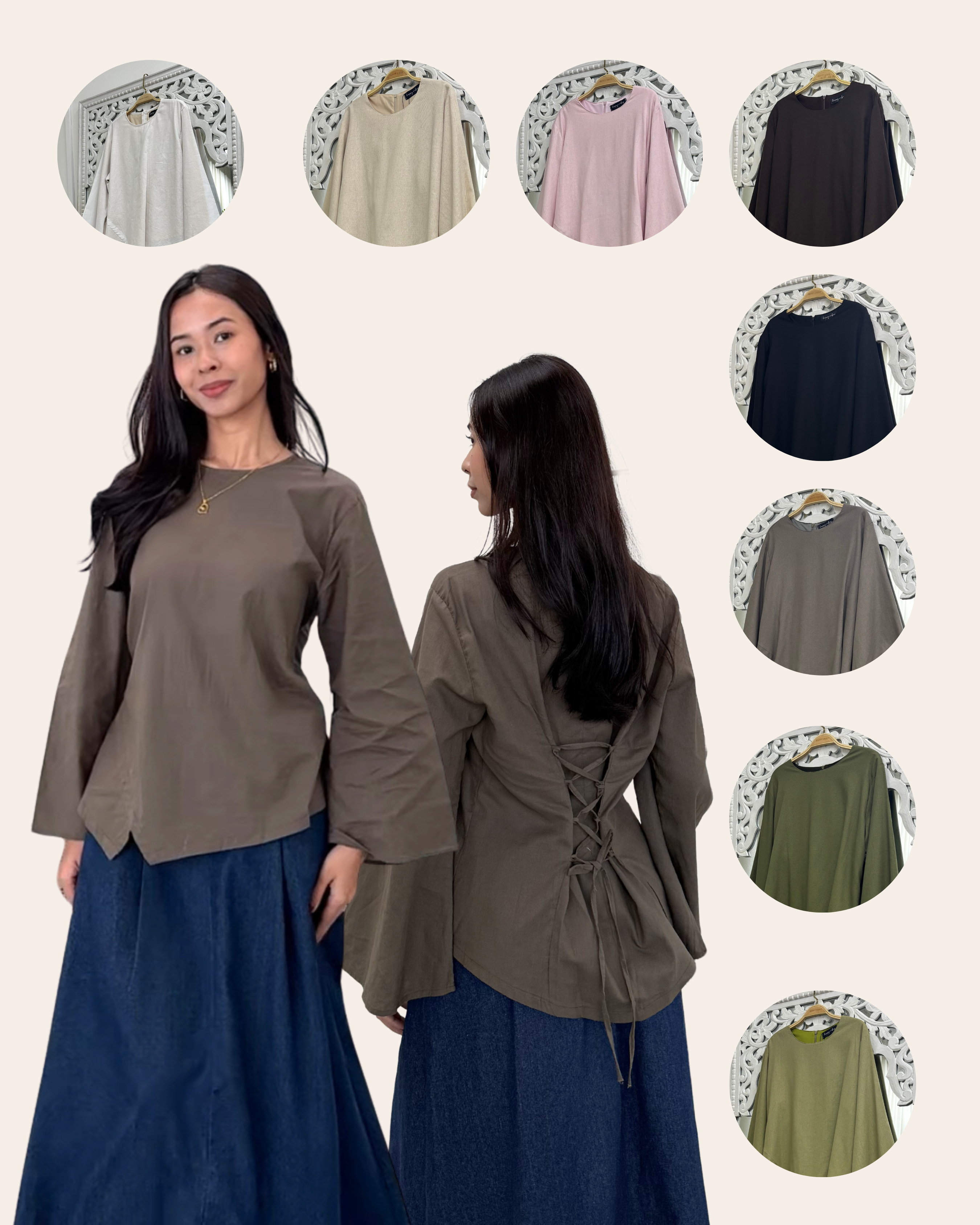 Plain Muse Seam Top HV Label Top