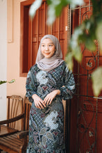 Load image into Gallery viewer, Batik Square Neck Ruffle Dress - Palanya

