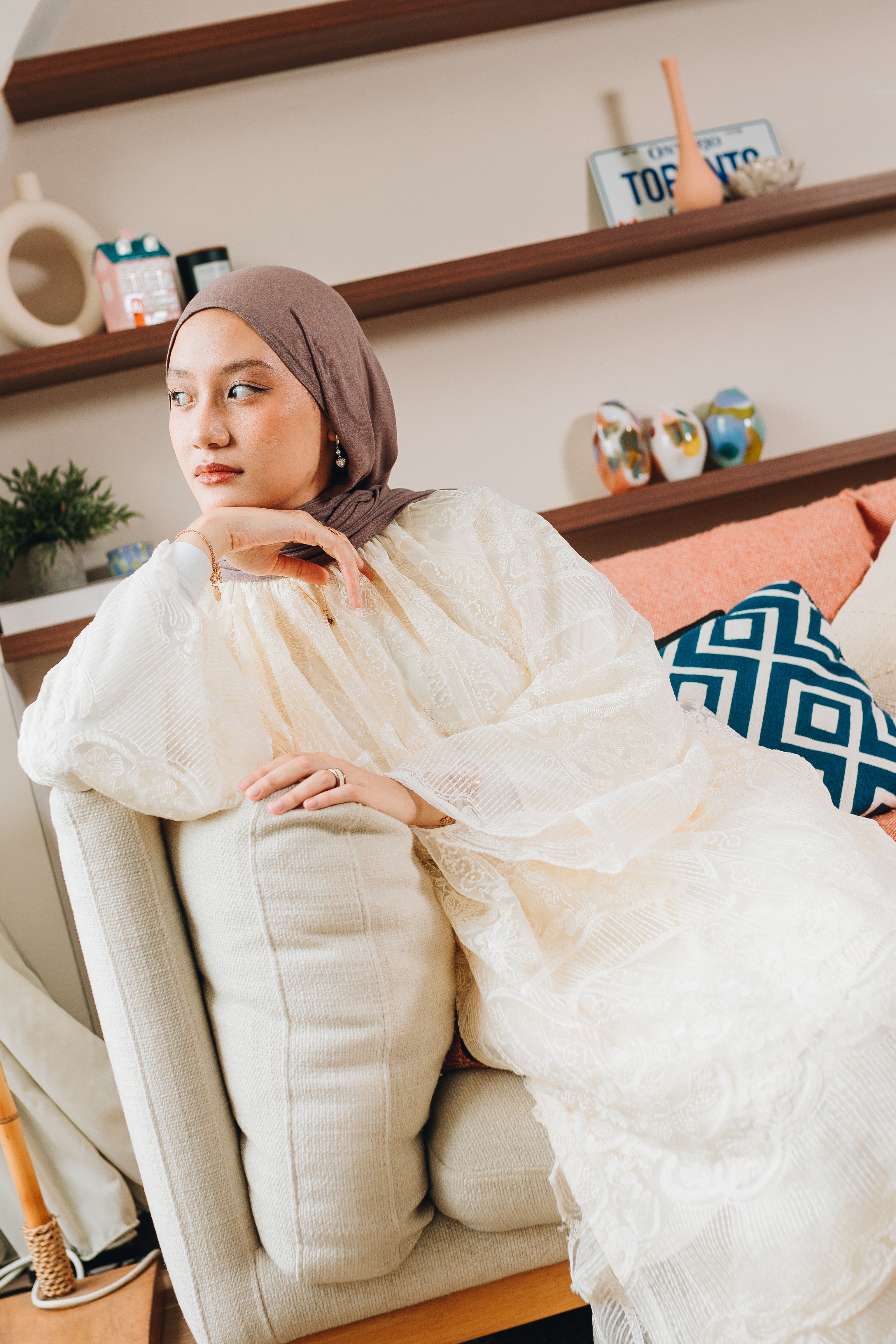 Celestia Organza Skirt Set