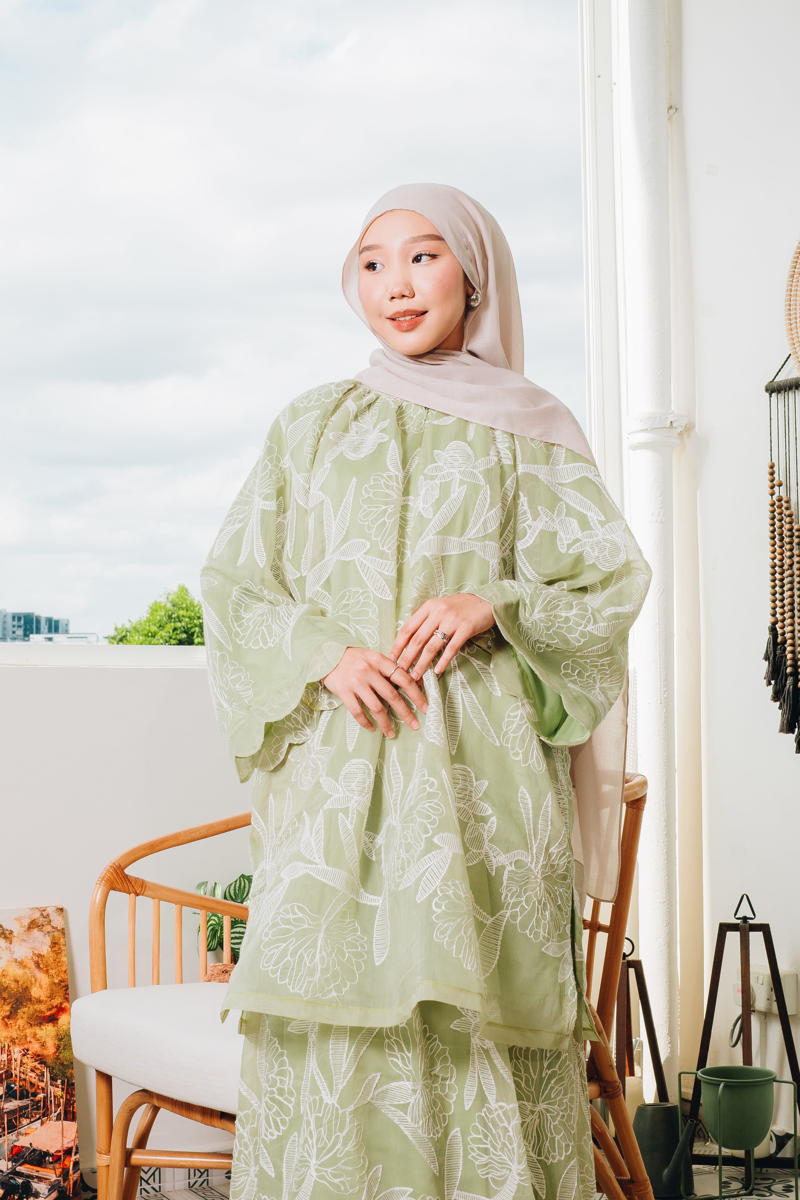 Fleur Organza Skirt Set