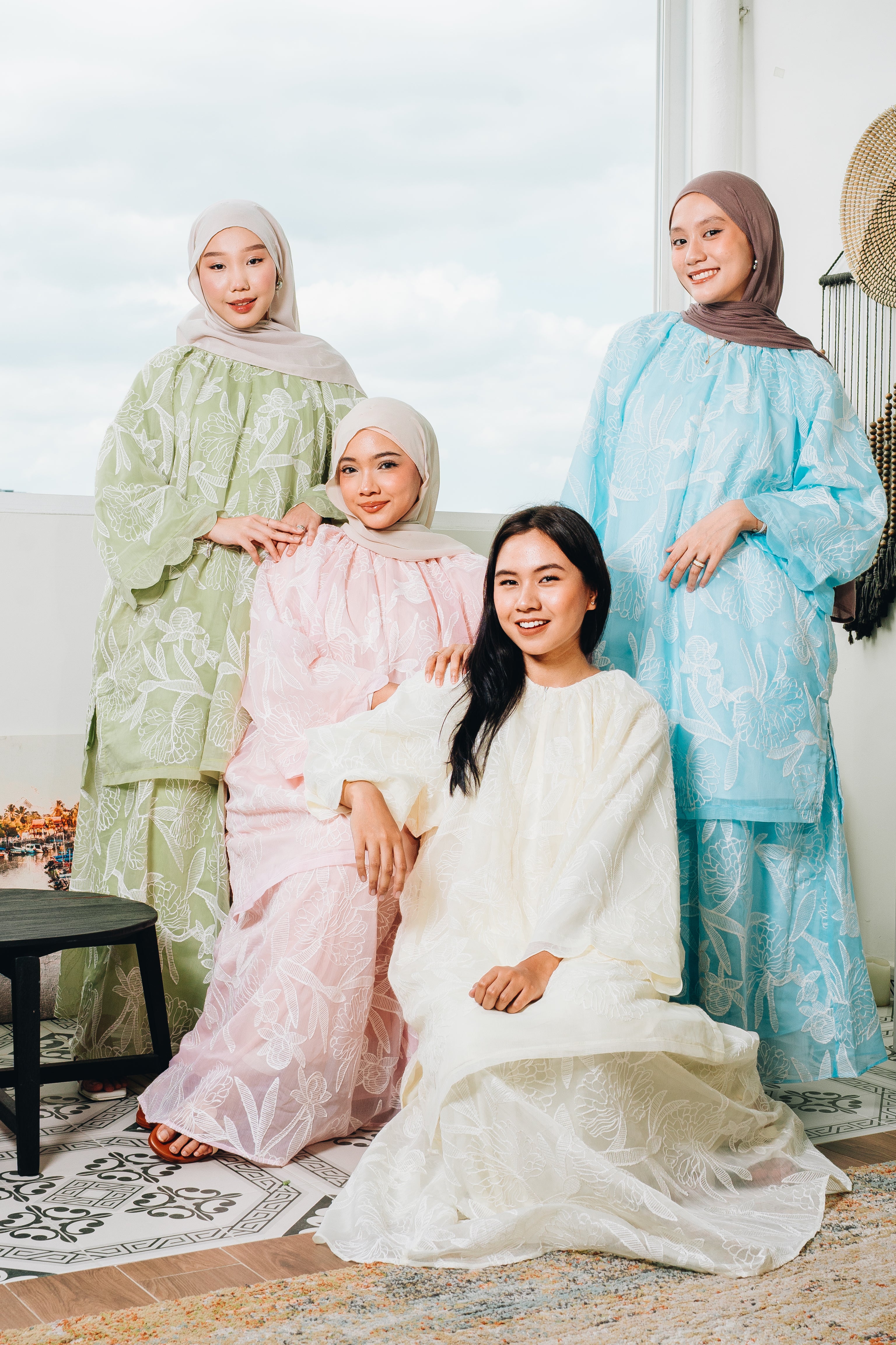 Fleur Organza Skirt Set