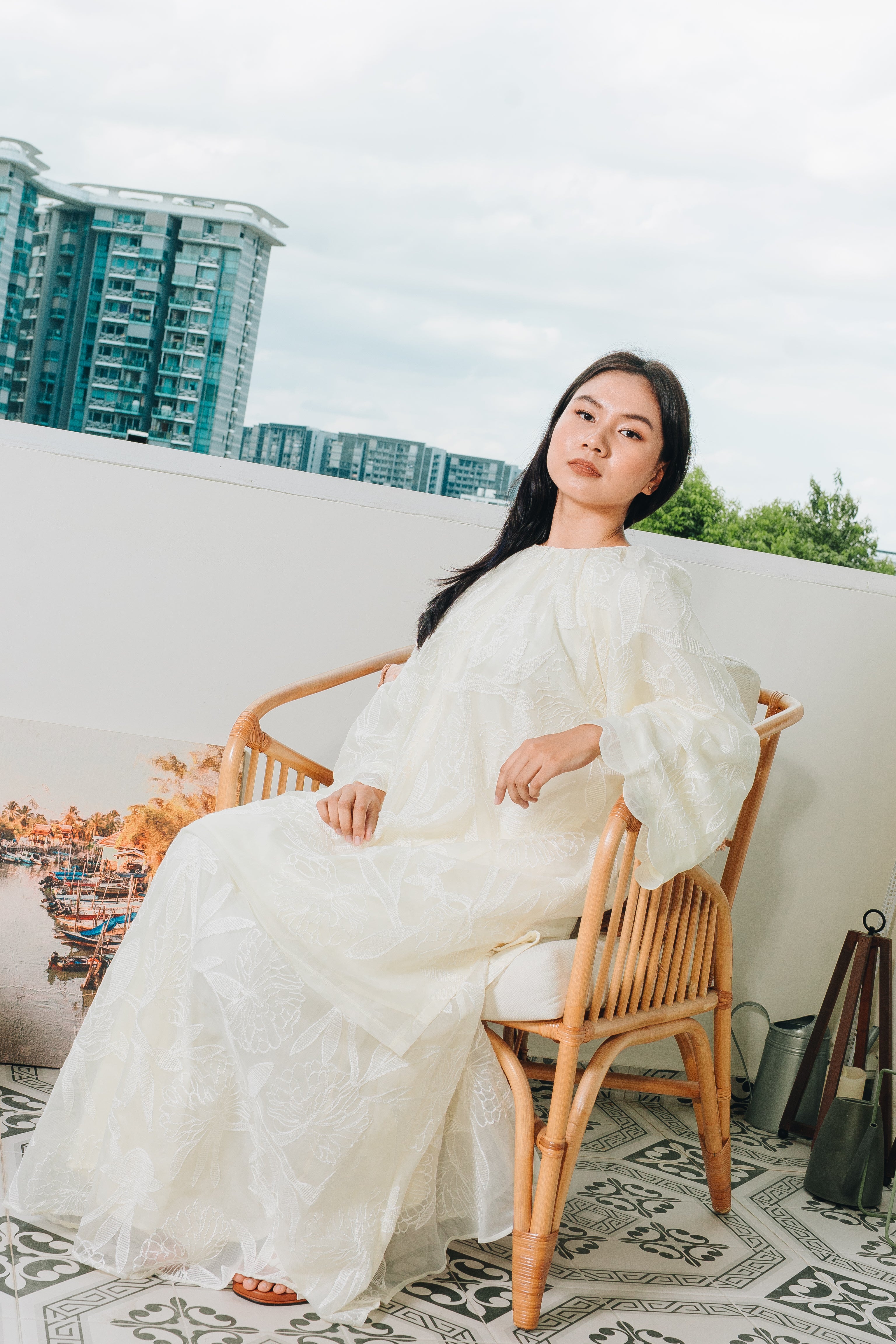 Fleur Organza Skirt Set