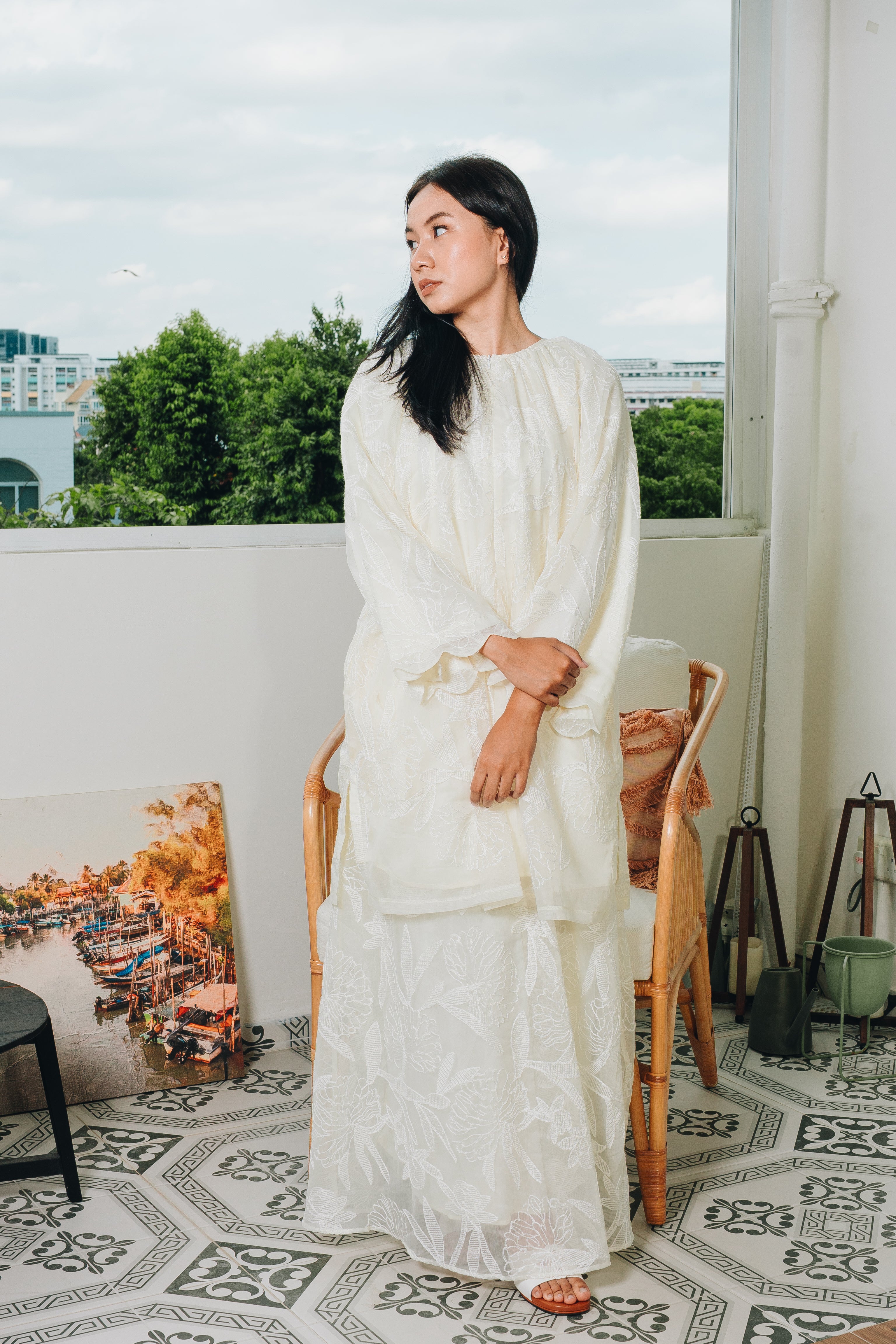 Fleur Organza Skirt Set