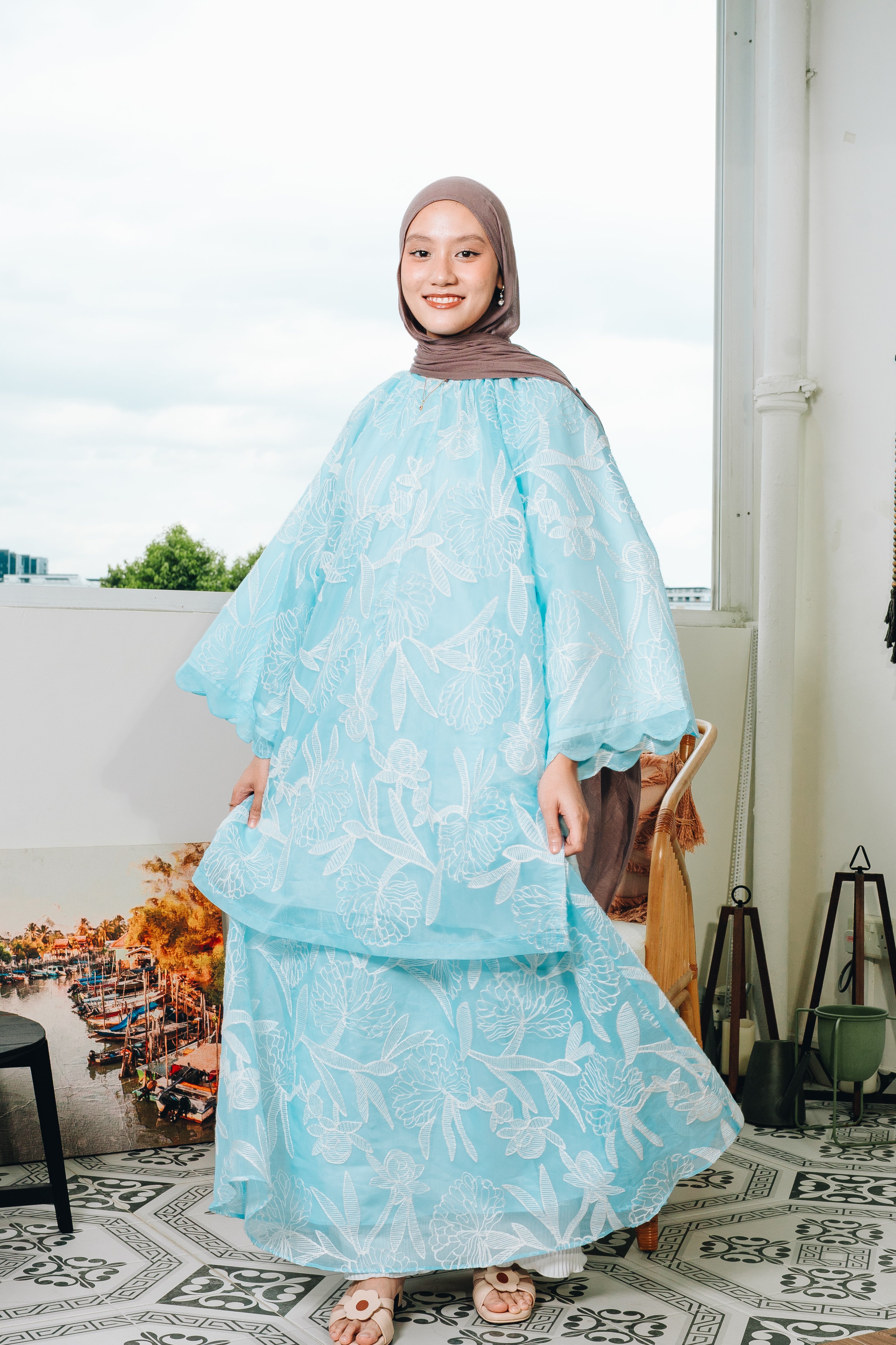 Fleur Organza Skirt Set