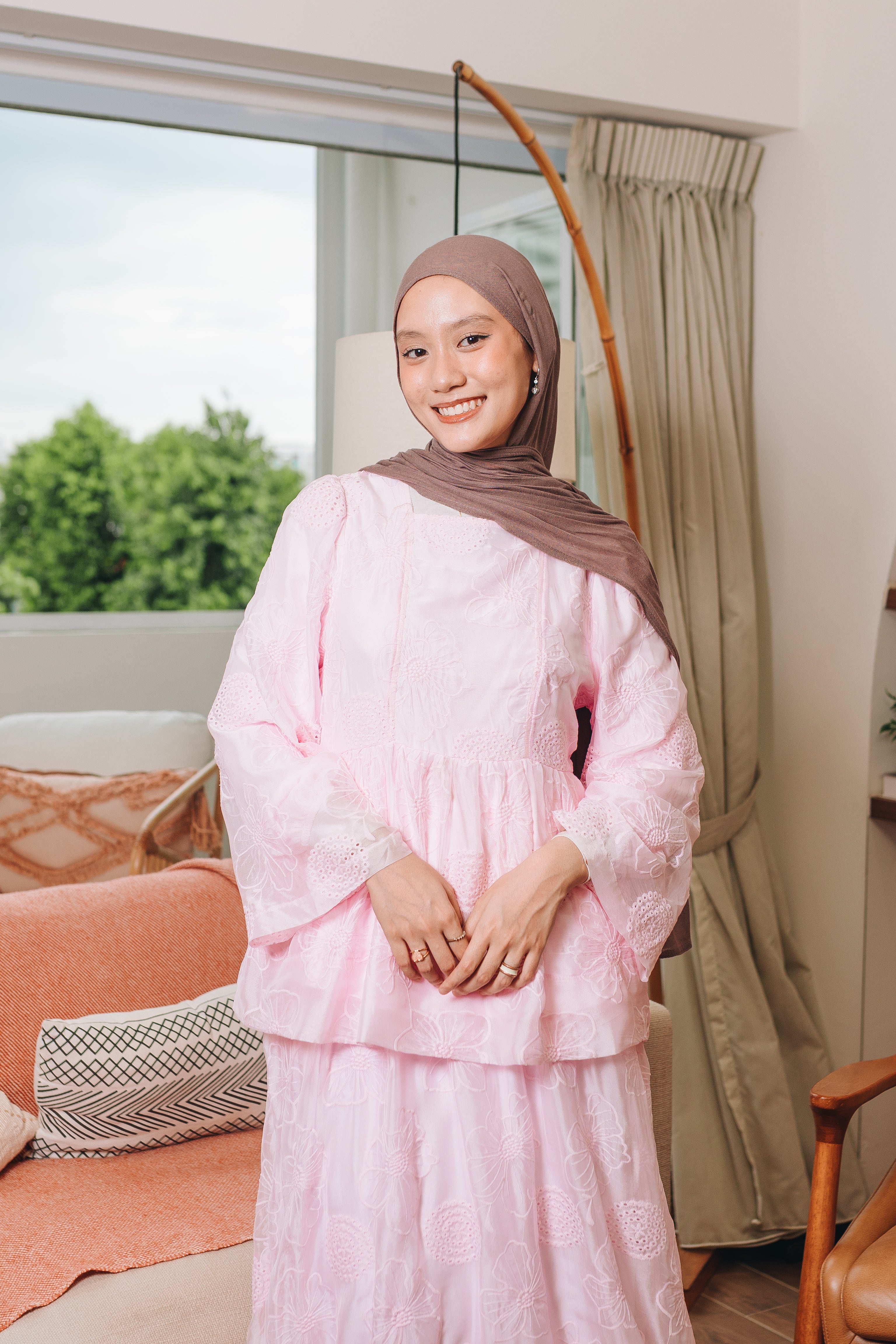 Milkflower Bloom Peplum Set