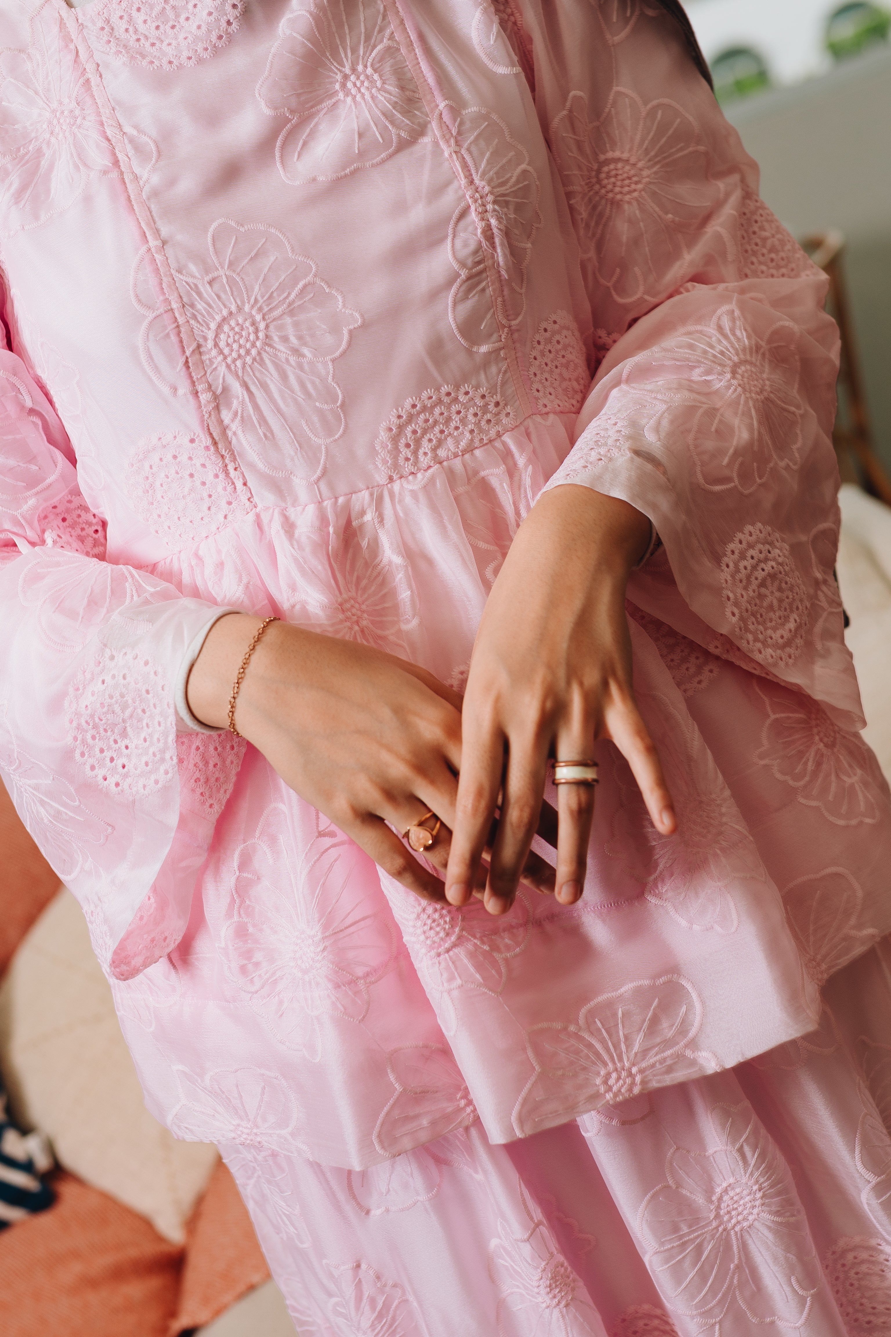 Milkflower Bloom Peplum Set