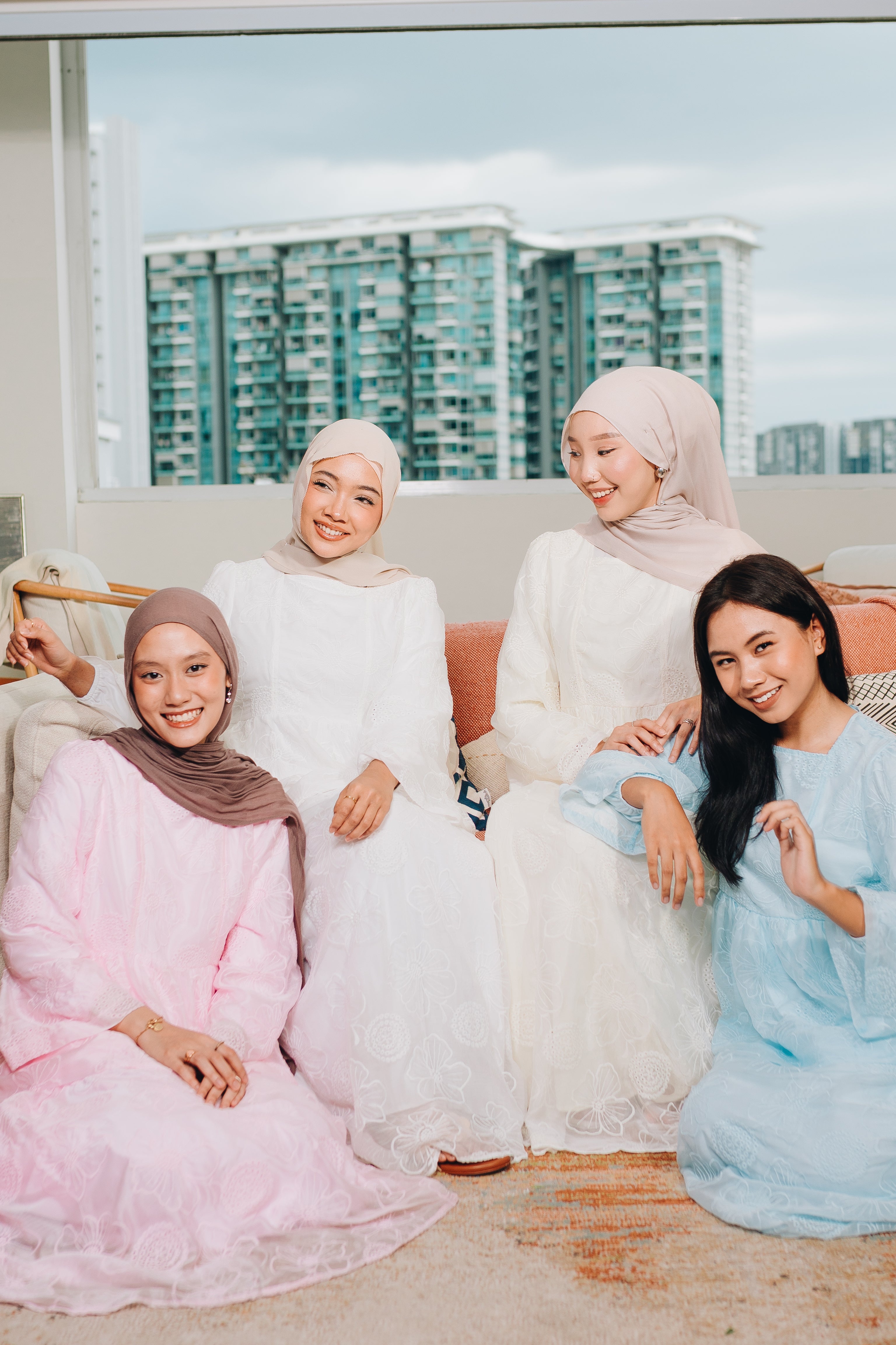 Milkflower Bloom Peplum Set