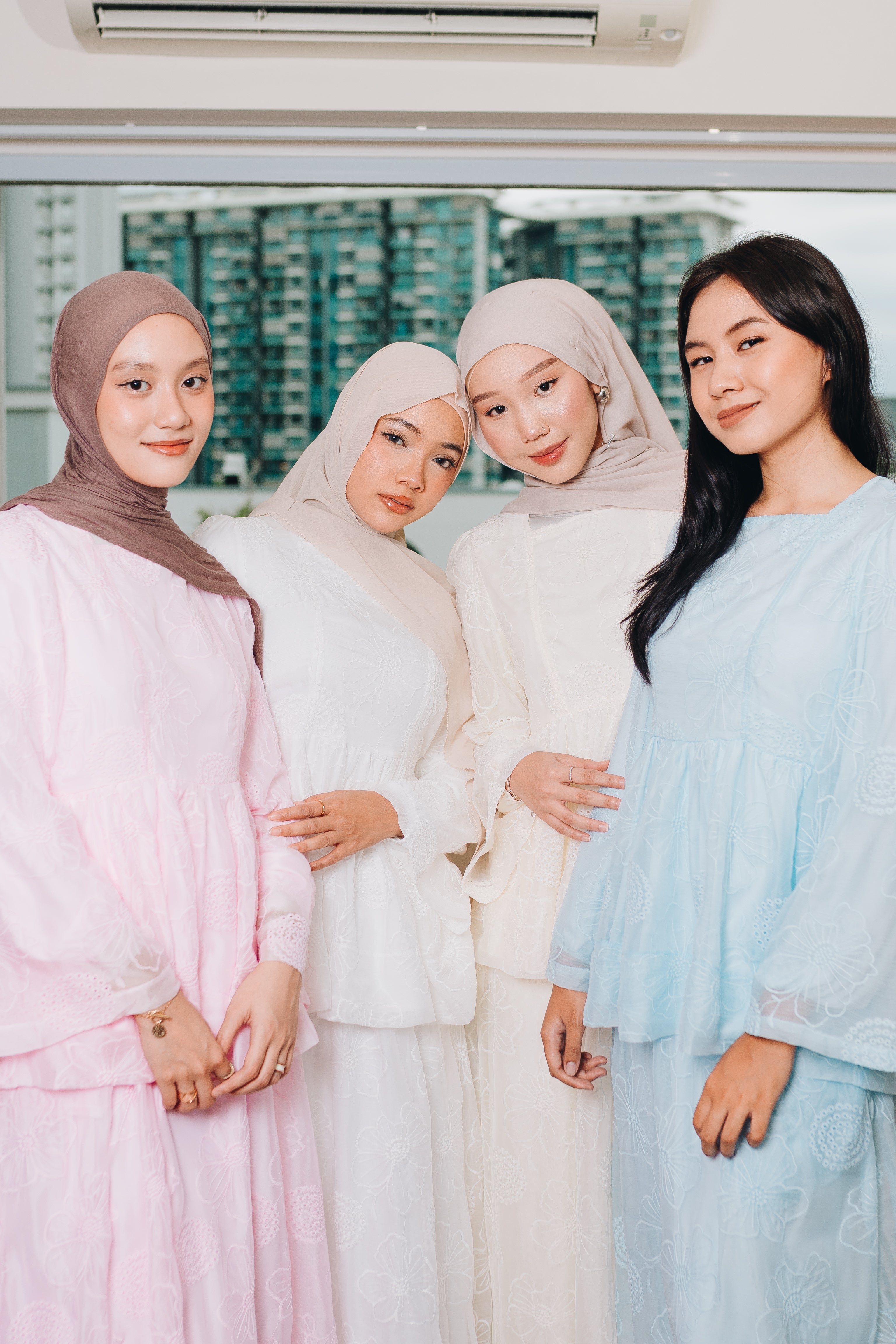 Milkflower Bloom Peplum Set