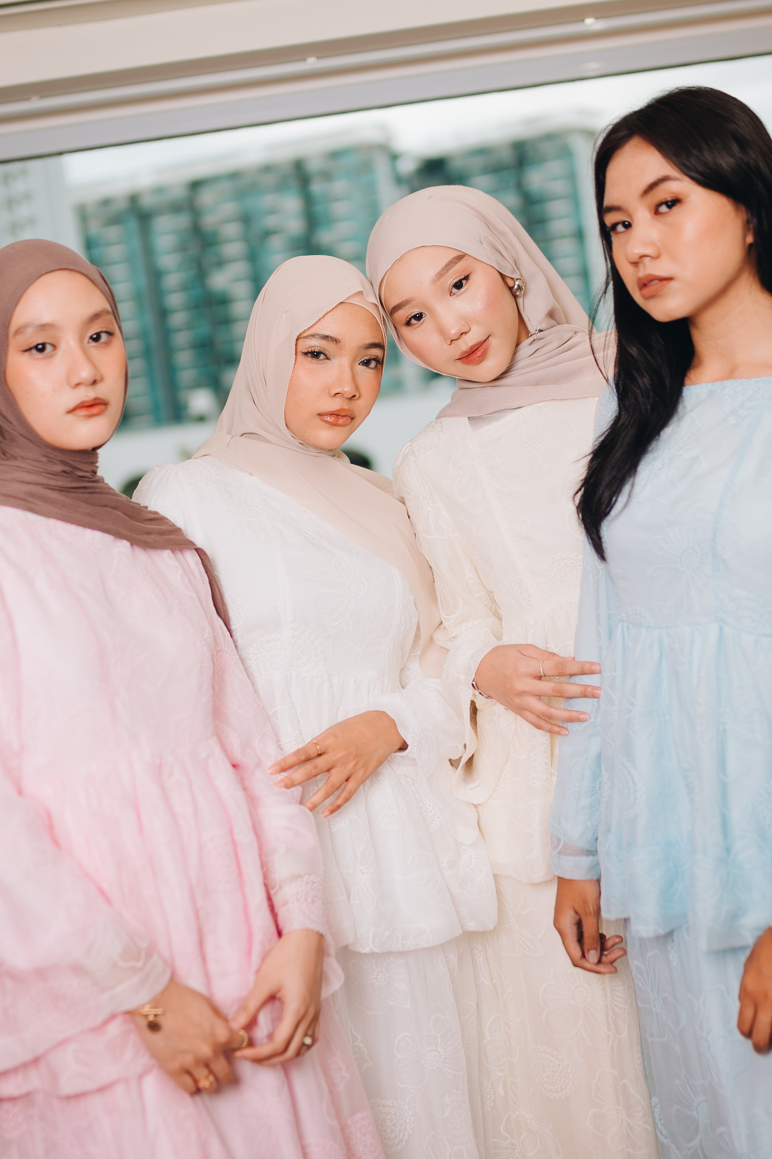 Milkflower Bloom Peplum Set