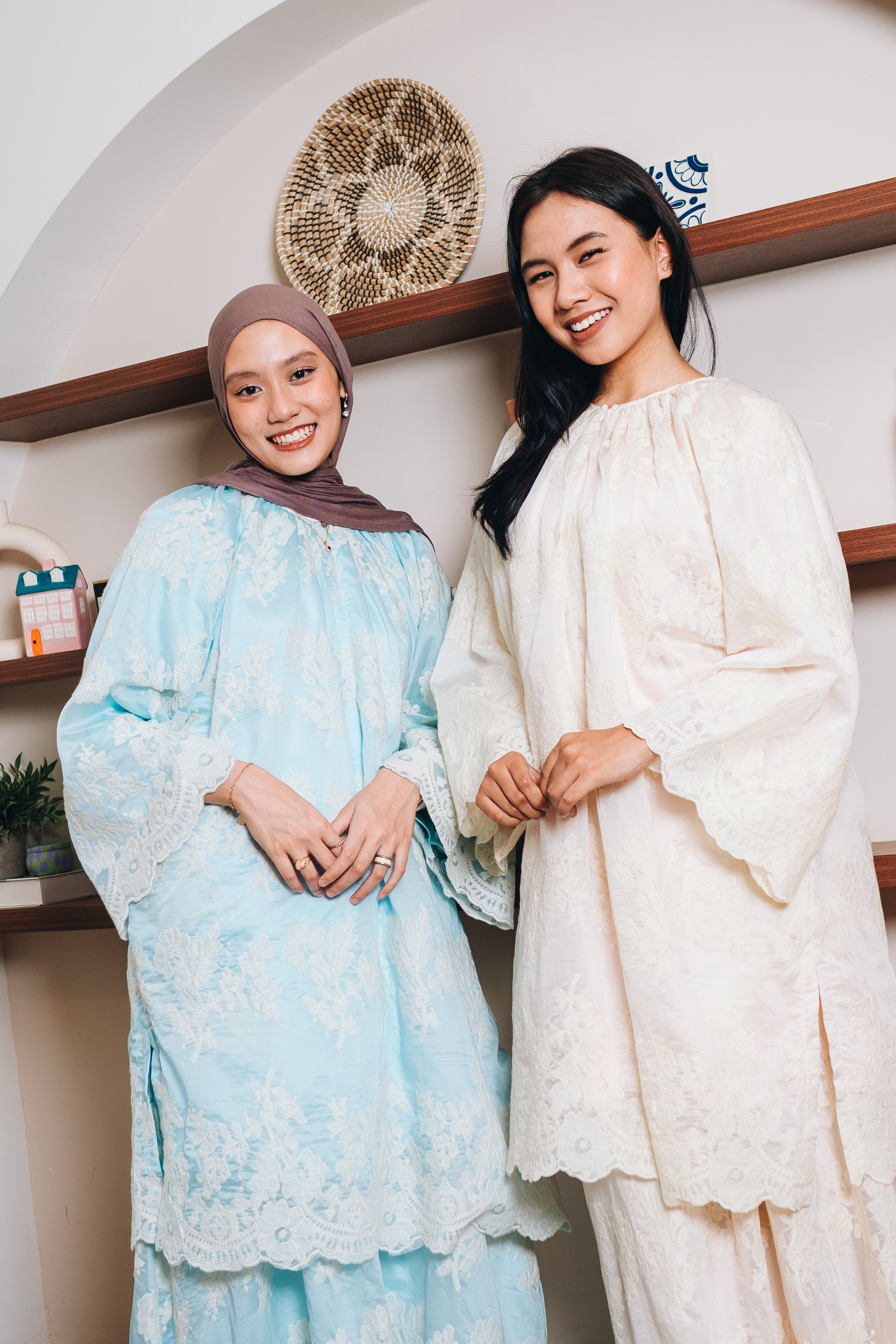 Qeena Organza Skirt Set