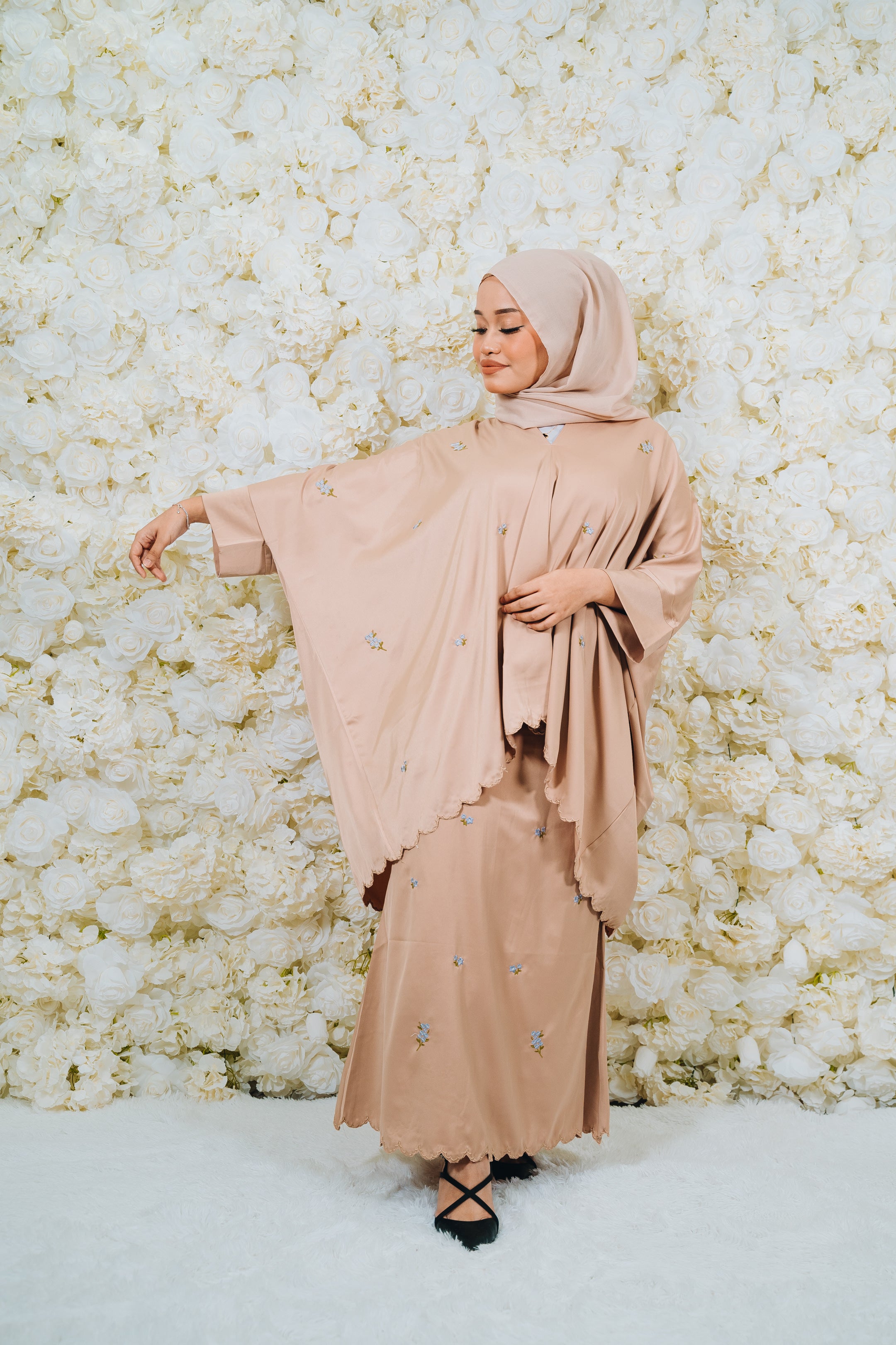 Nazeera Kaftan Skirt Set