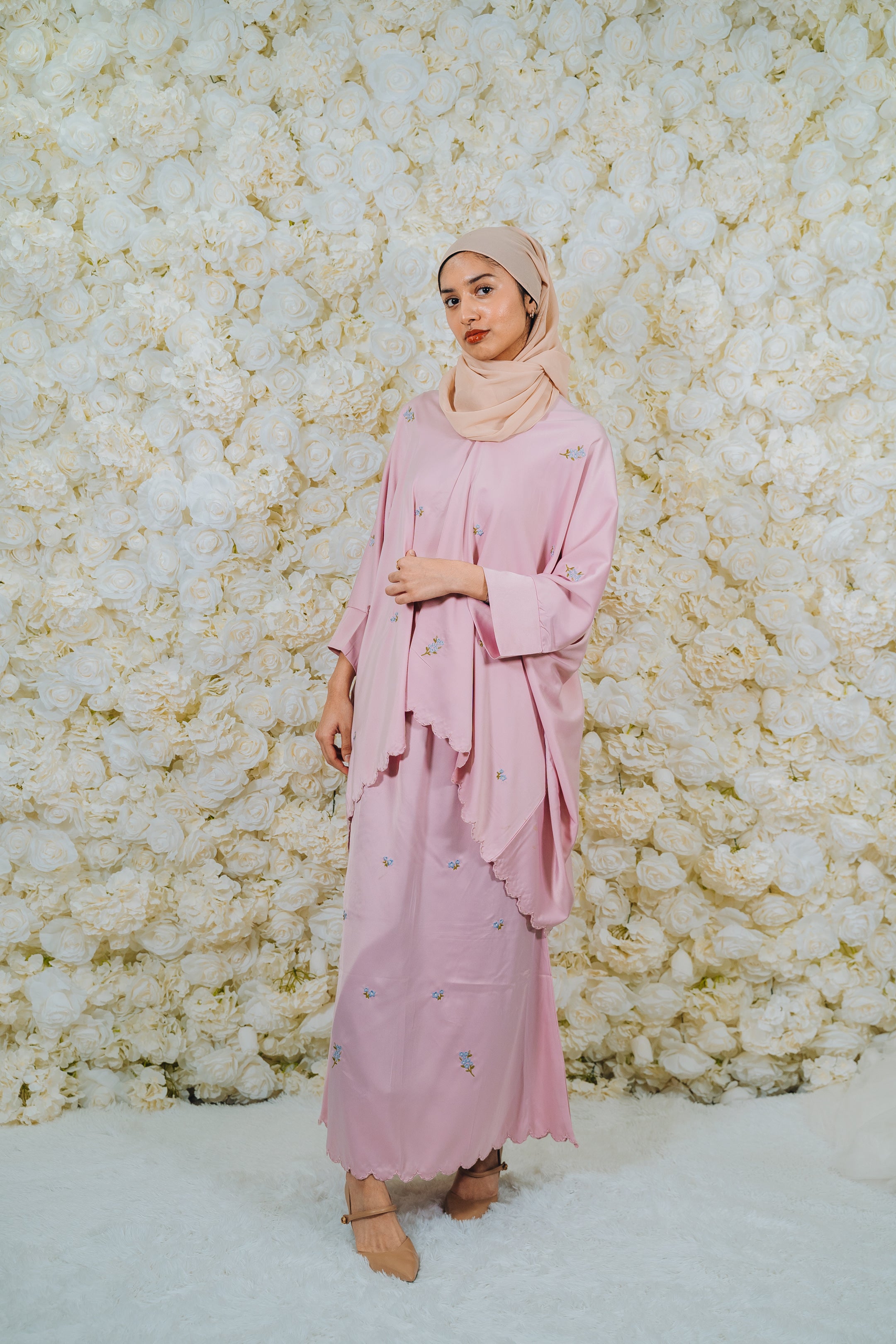 Nazeera Kaftan Skirt Set