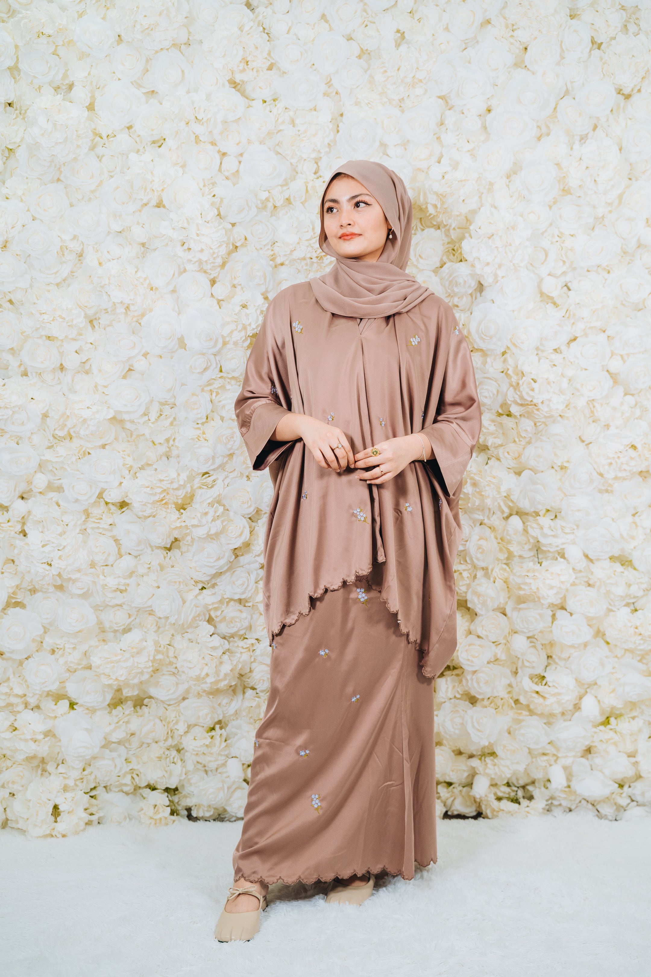 Nazeera Kaftan Skirt Set